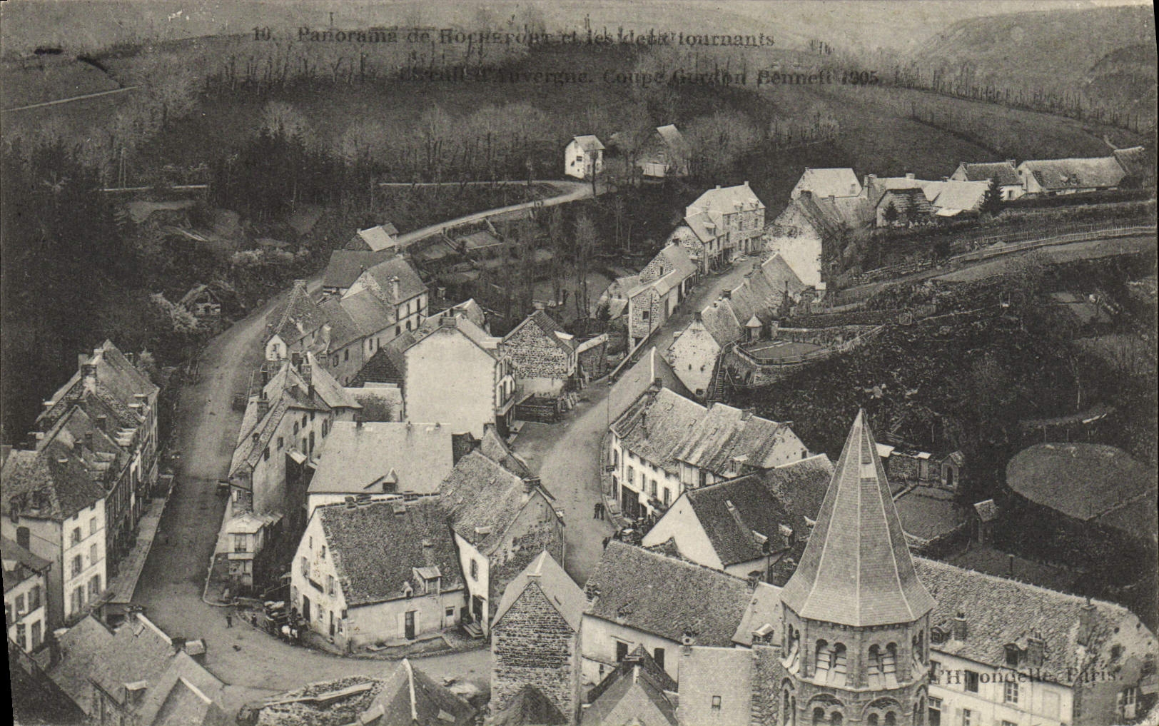 CPA L'Auvergne Panorama de Rochefort