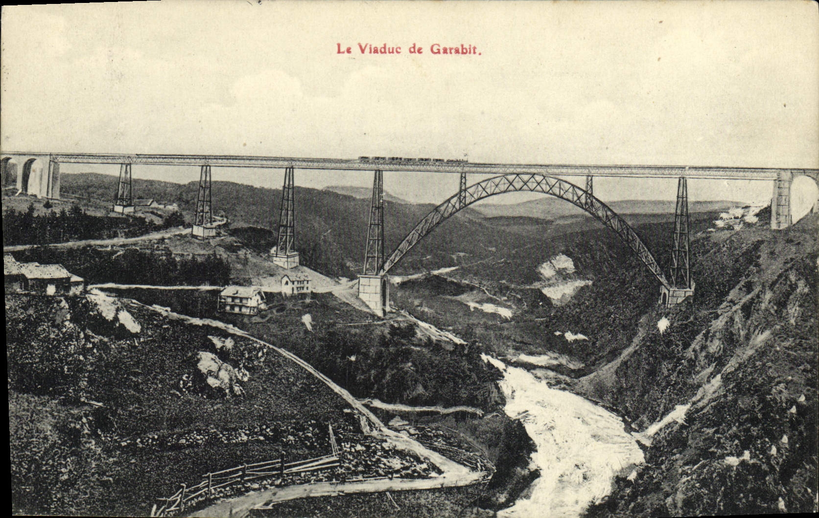 VINTAGE POSTCARD the Viaduct De Garabit