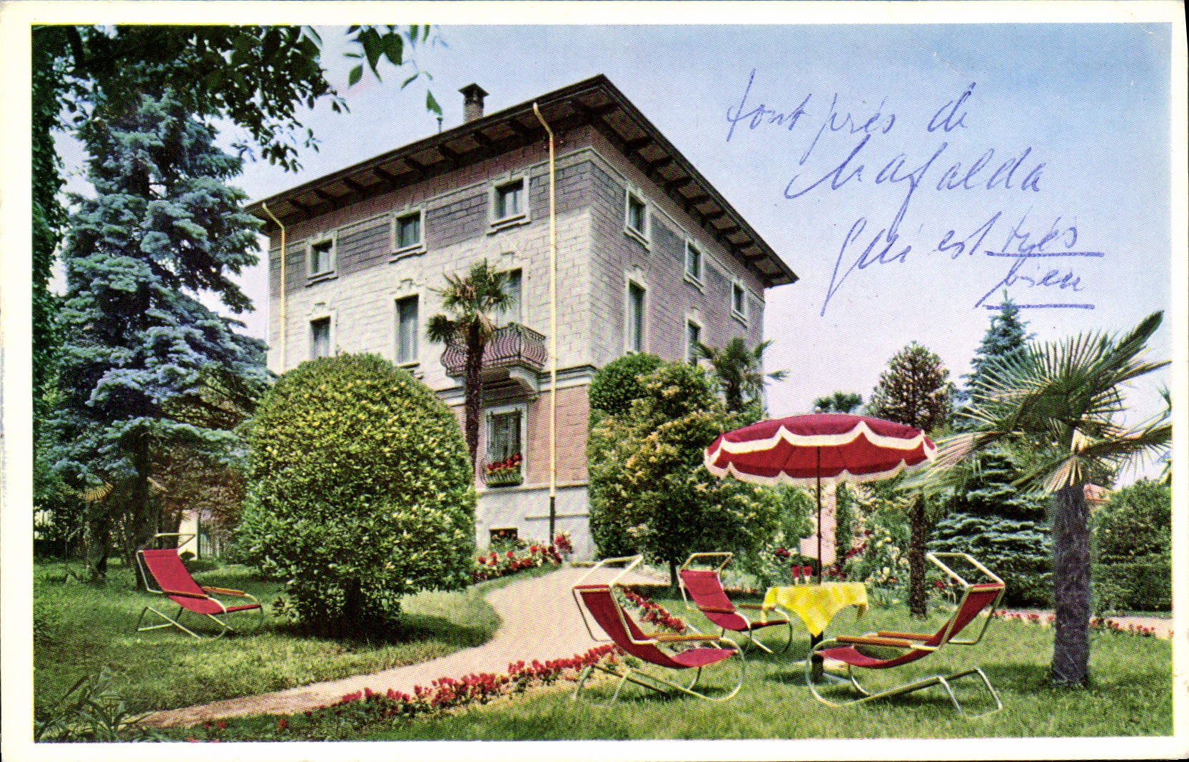 MODERN CARD Lugano Paradiso Hotel Pensioned Paradiso Ex Britannia