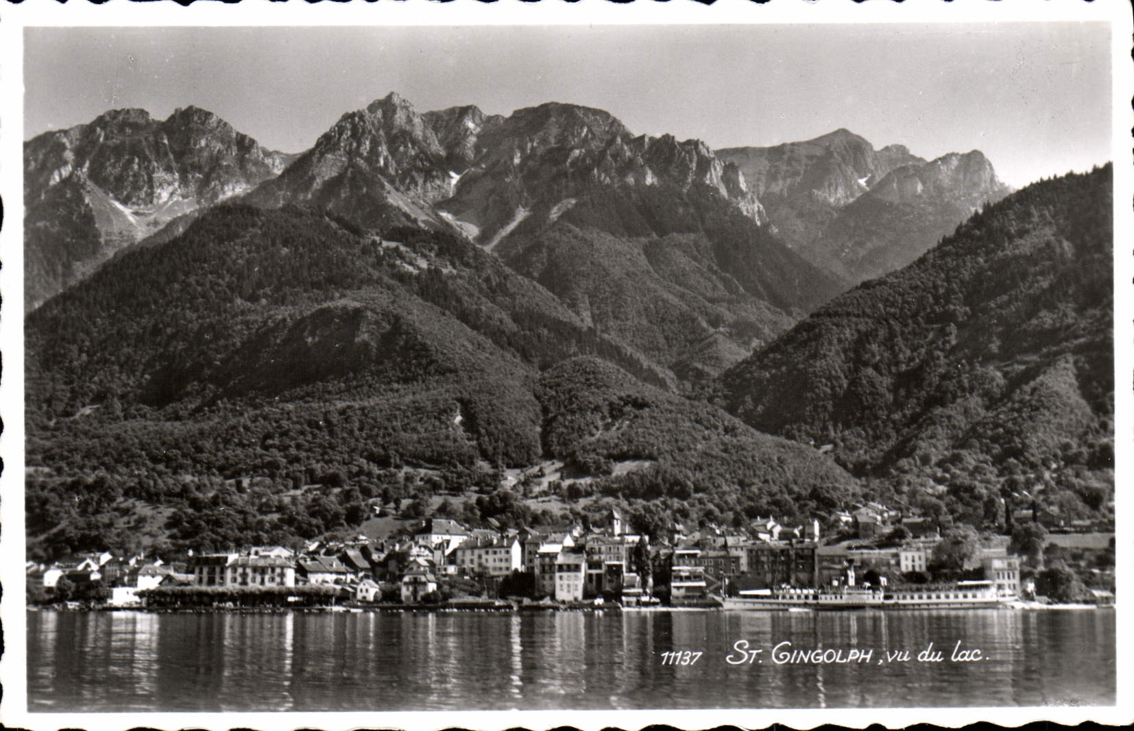 CPM St Gingolph Vu du Lac