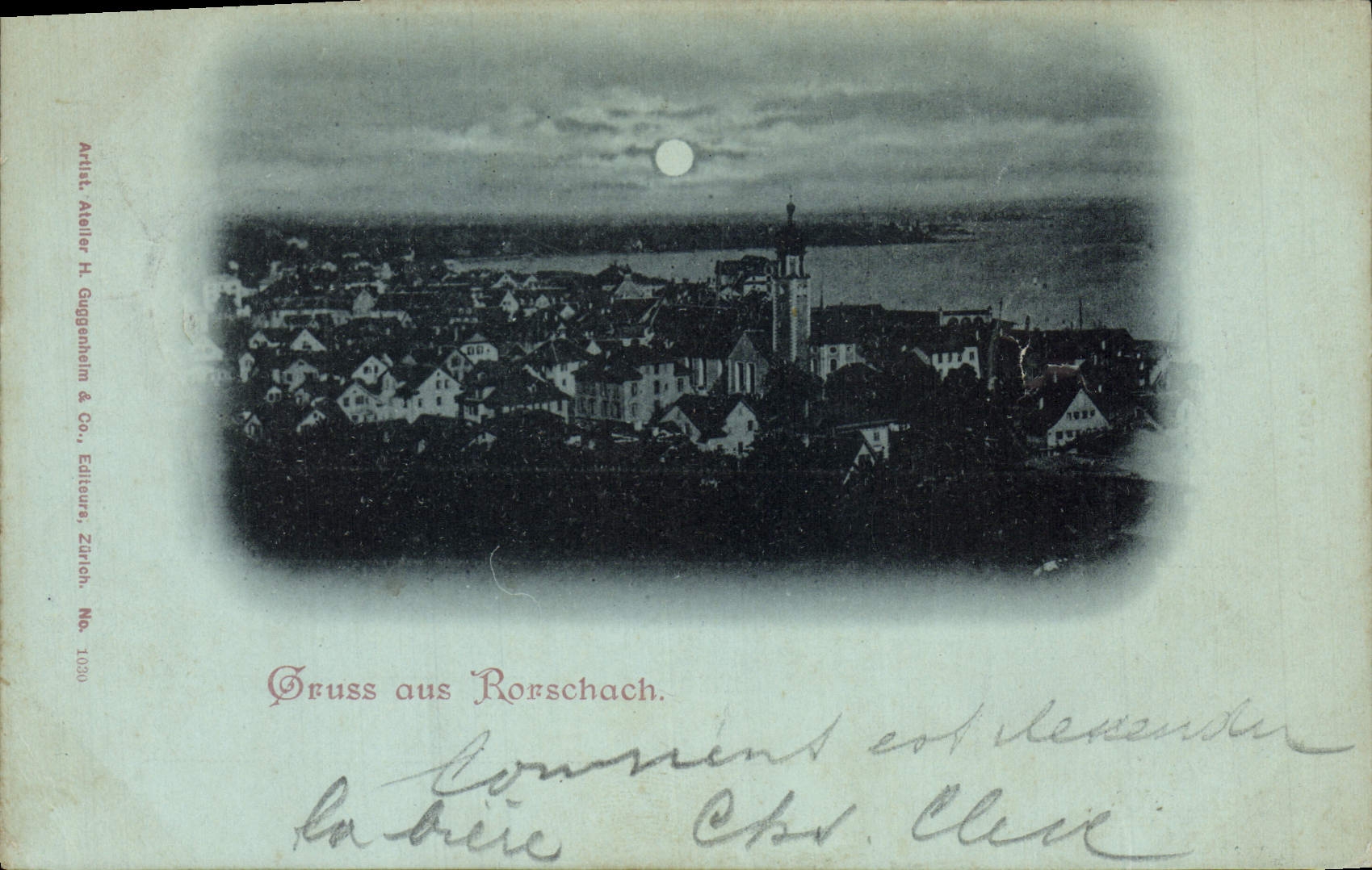 CPA Gruss Aus Rorschach Carte 1898