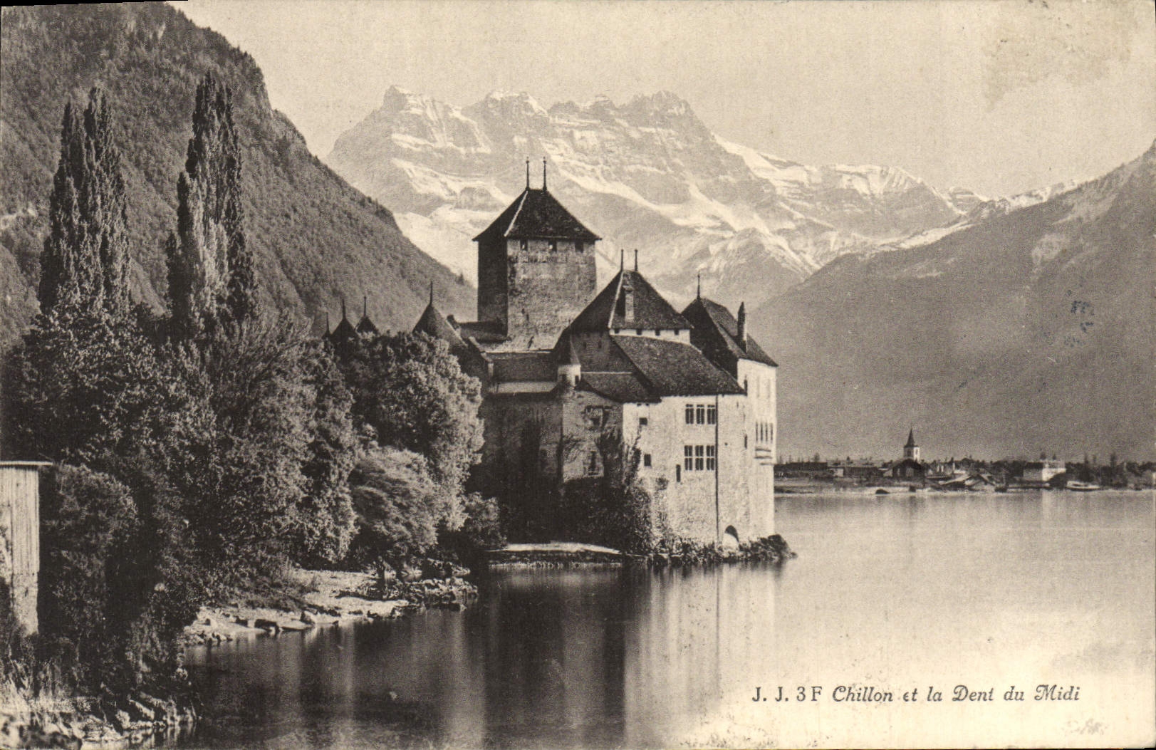 CPA Chillon et la Dent du Midi