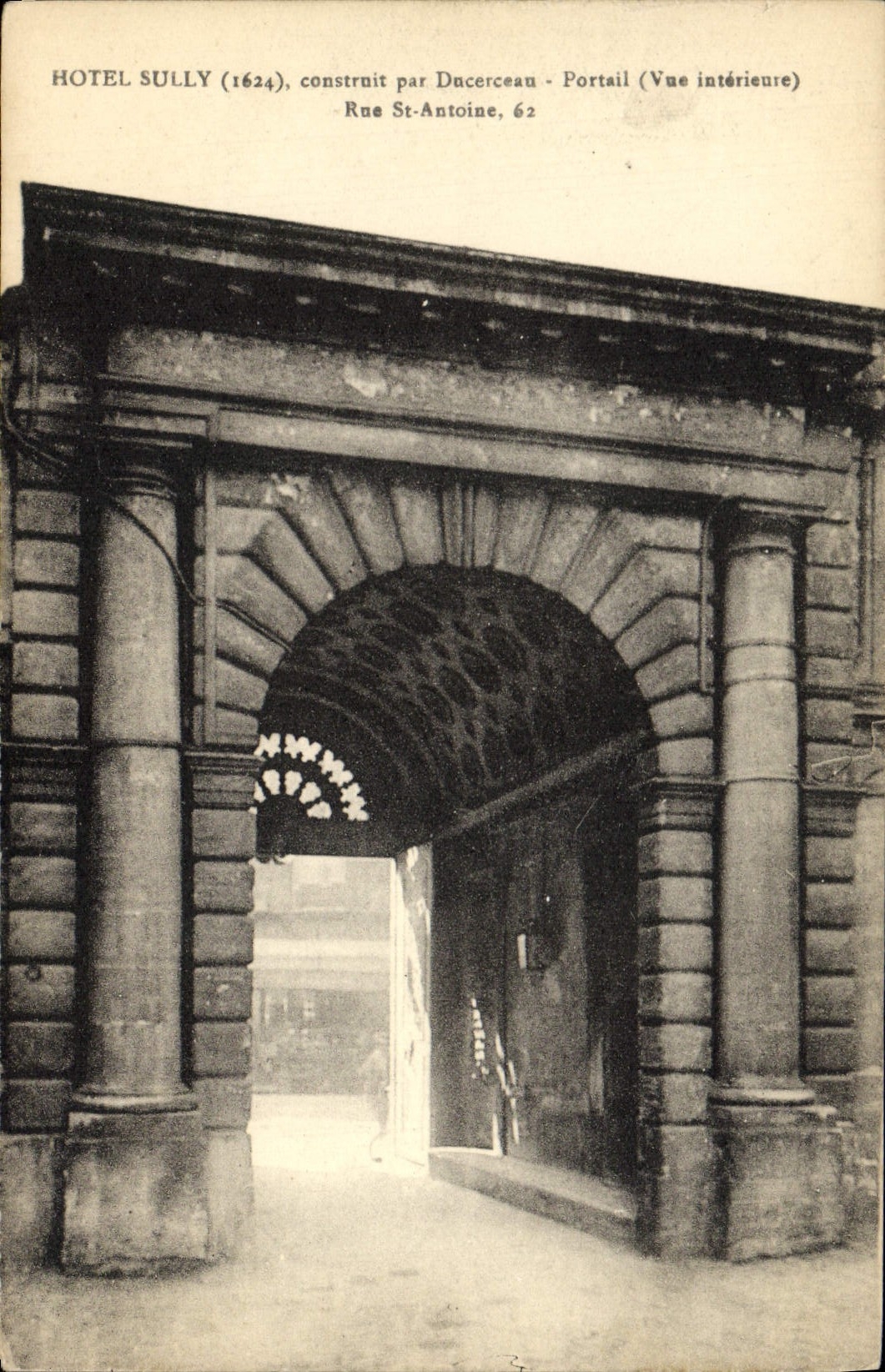 VINTAGE POSTCARD Sully Hotel Built By Ducereau Gate
