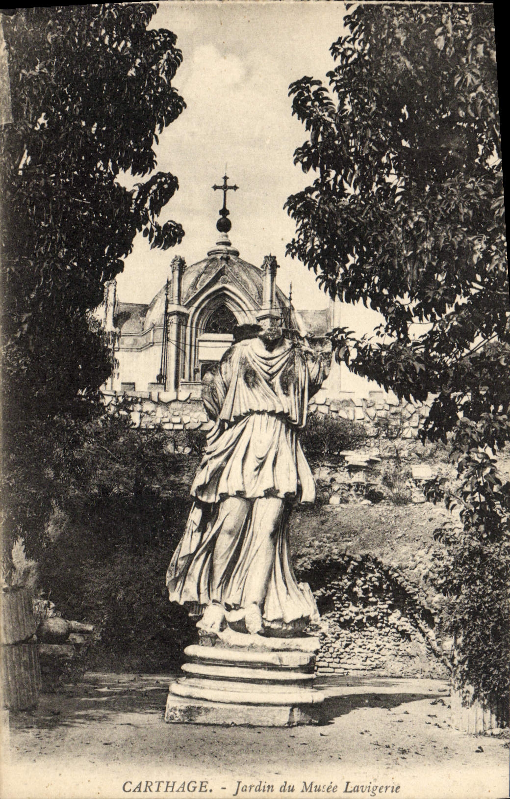 CPA Carthage Jardin du Musee Lavigerie