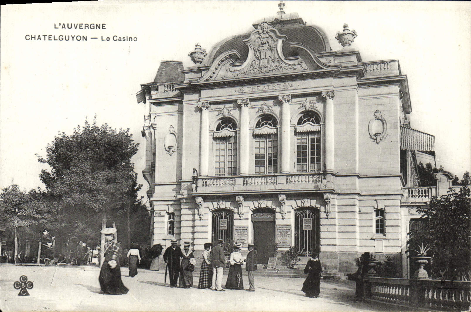 CPA L'Auvergne Chatelguyon Le Casino