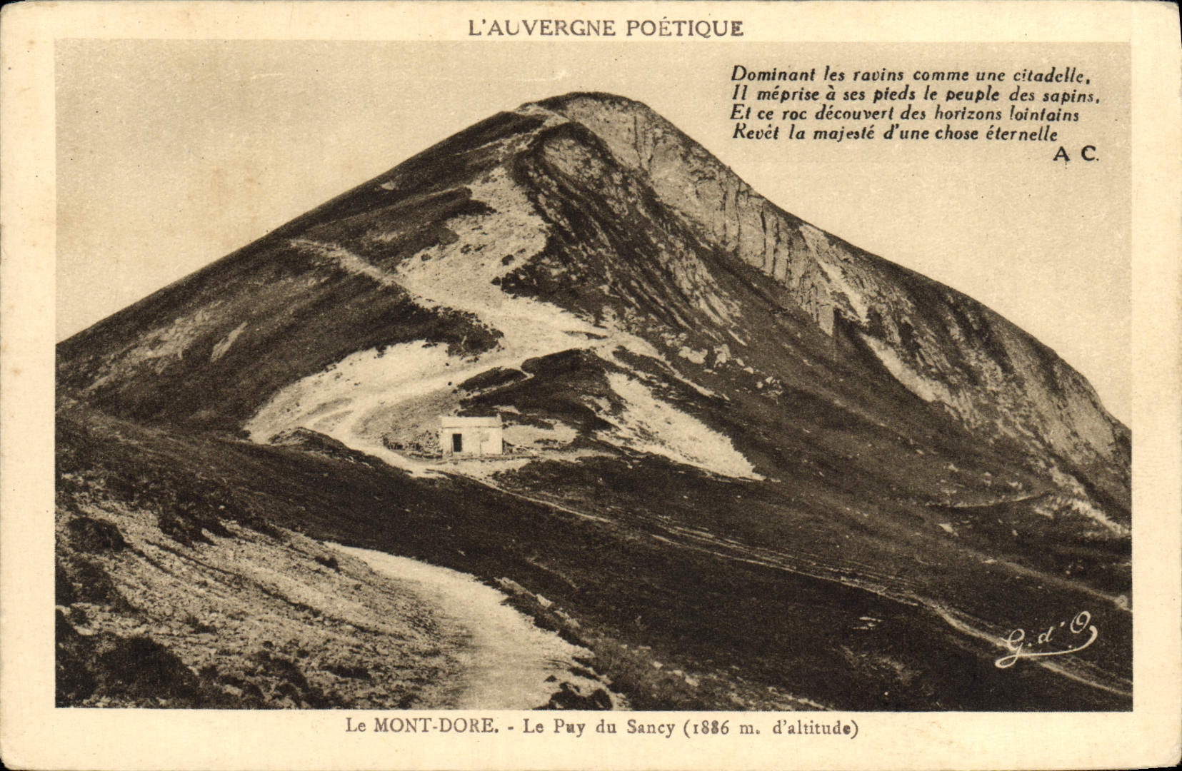 CPA Le Mont Dore Le Puy de Sancy 