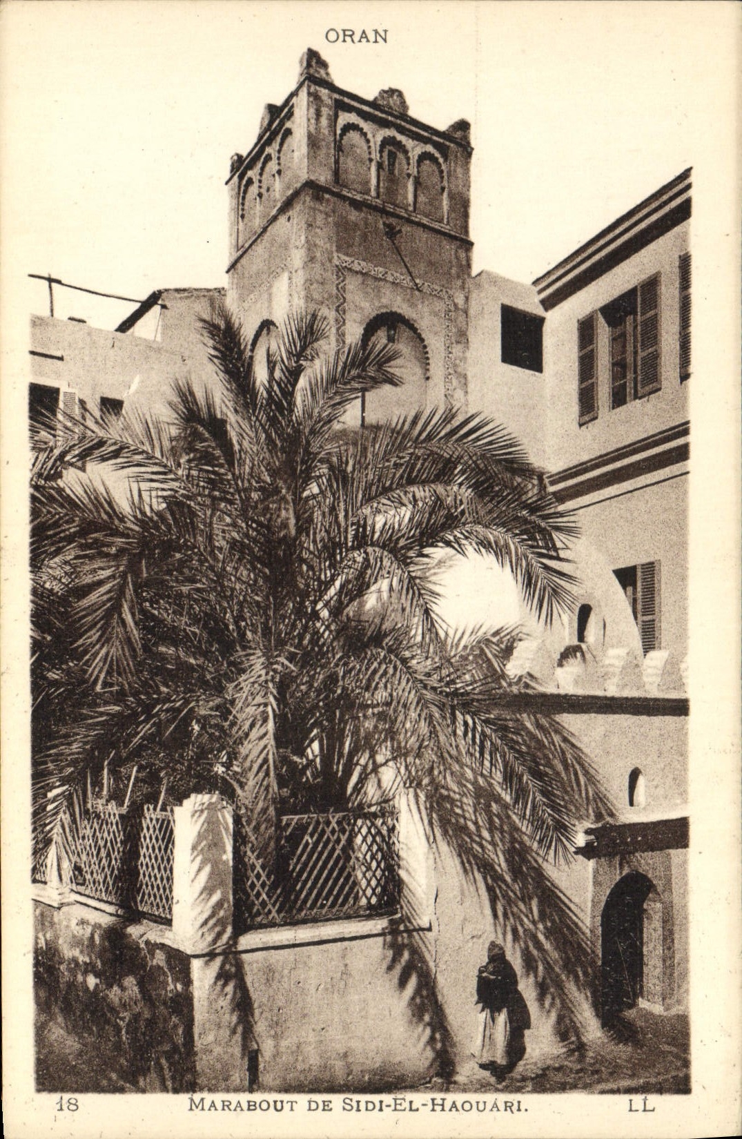 VINTAGE POSTCARD Marabout De Sidi El Haouari