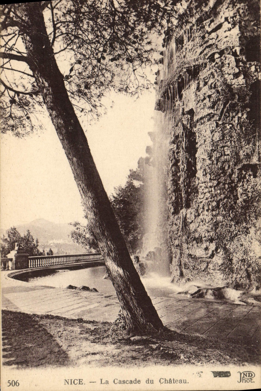 CPA Nice La Cascade Du Chateau