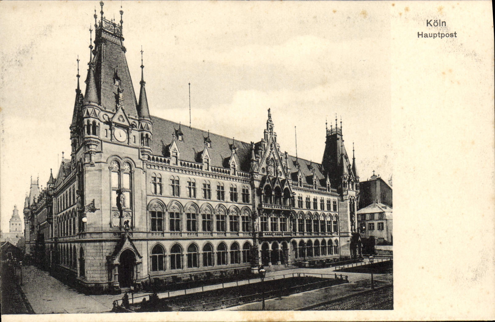 VINTAGE POSTCARD Koln Hauptpost