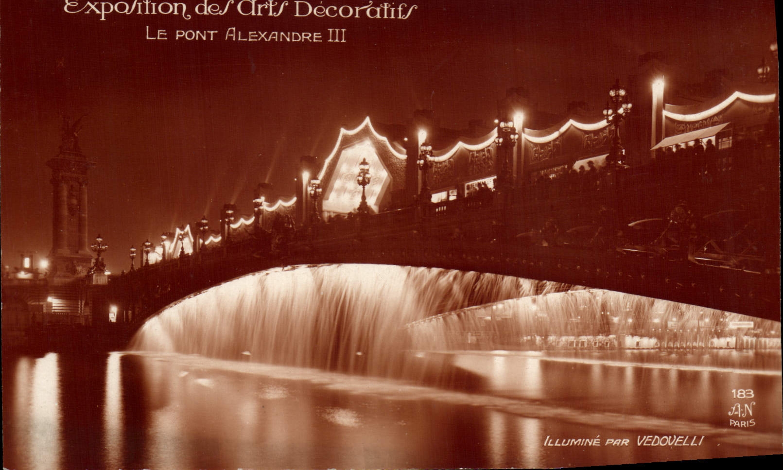 Feria de la POSTAL de la VENDIMIA de artes decorativos el puente Alejandro III