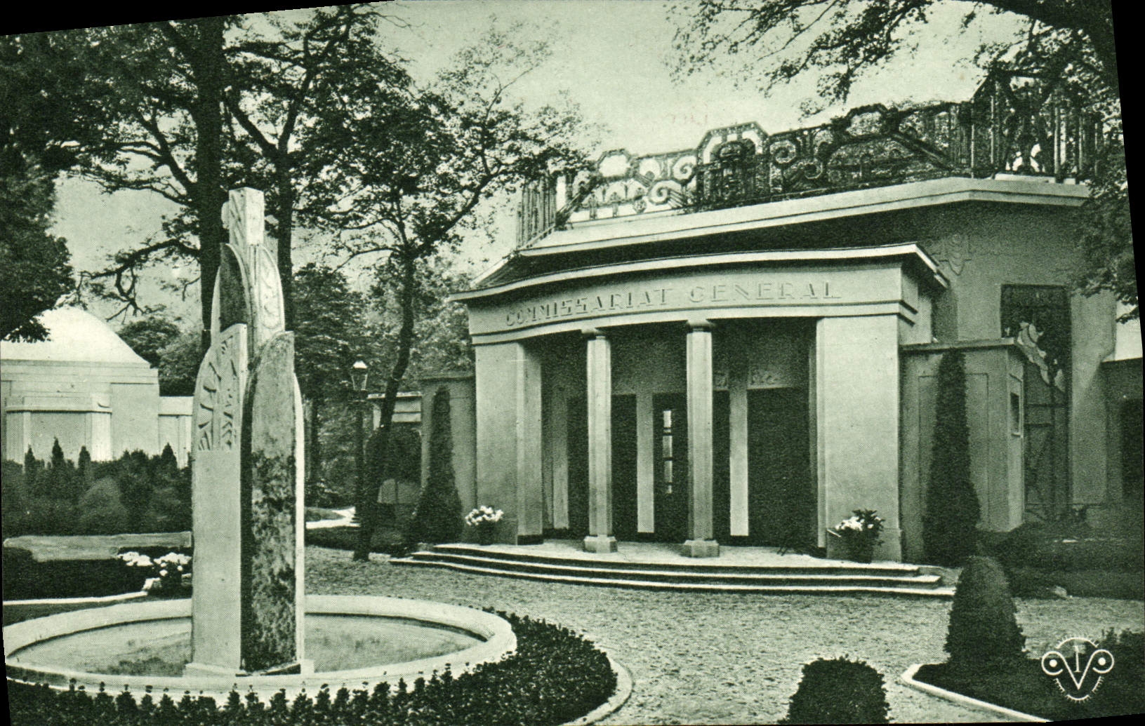 CPA Paris Exposition Des Arts Decoratifs Le Pavillon Du Commissariat General