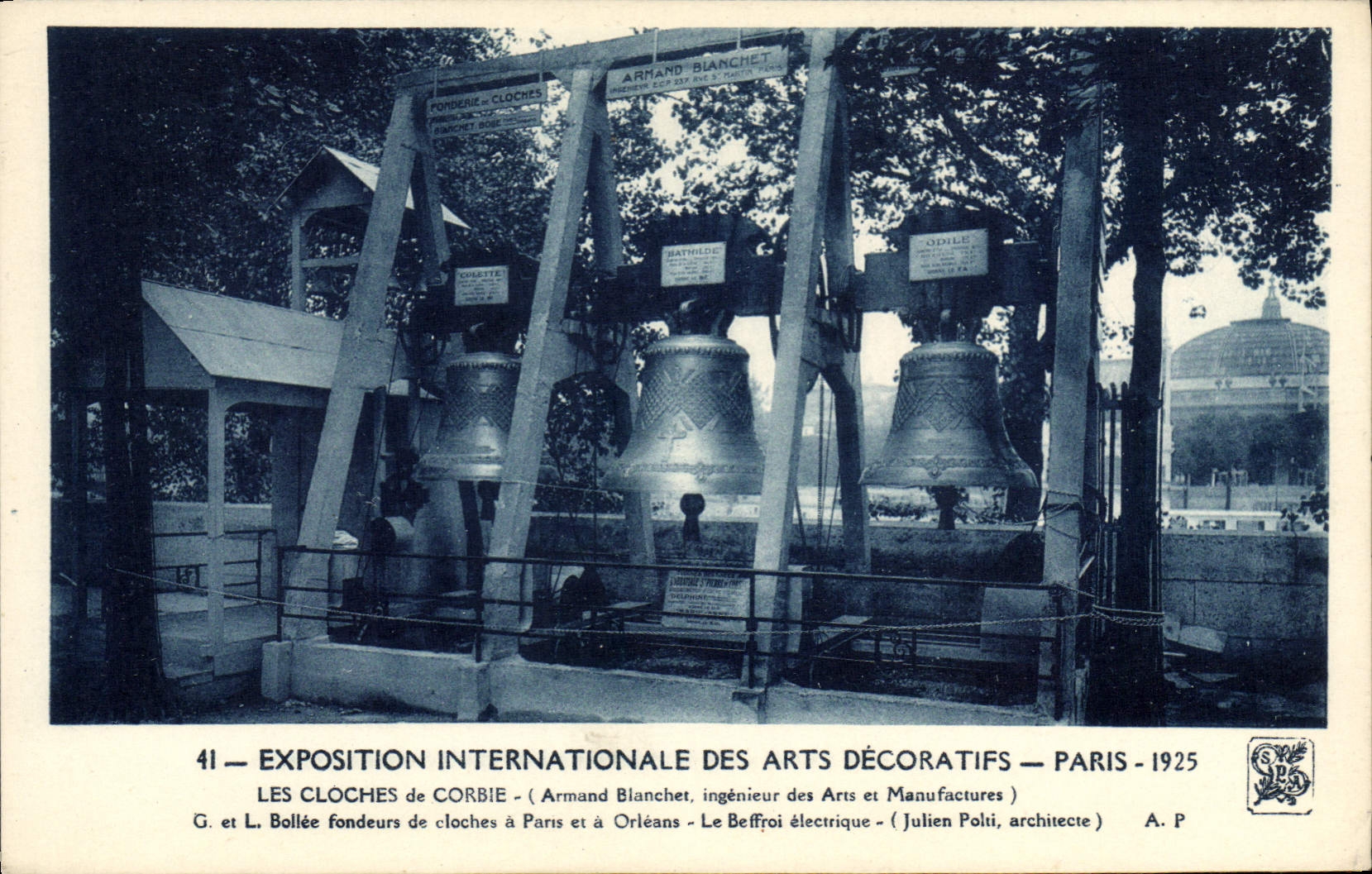 CPA Exposition Internationale Des Arts Decoratifs Paris Les Cloches De Corbie