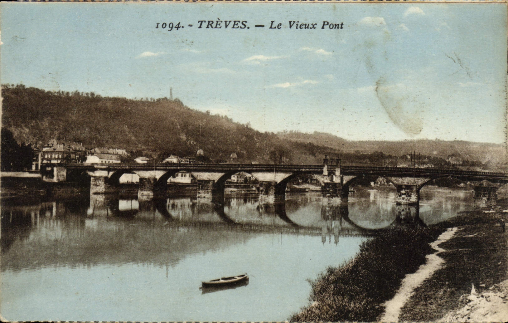 VINTAGE POSTCARD Truces the Old Bridge