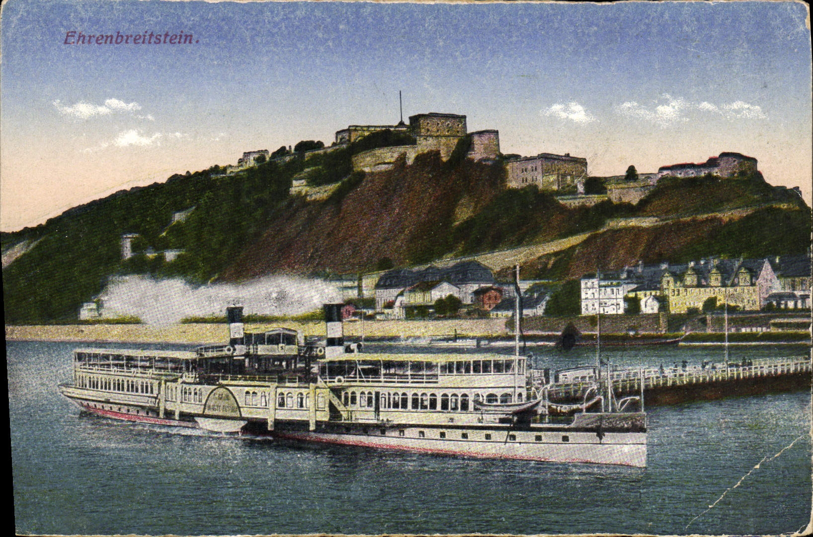 CPA Enrenbreitstein Bateau