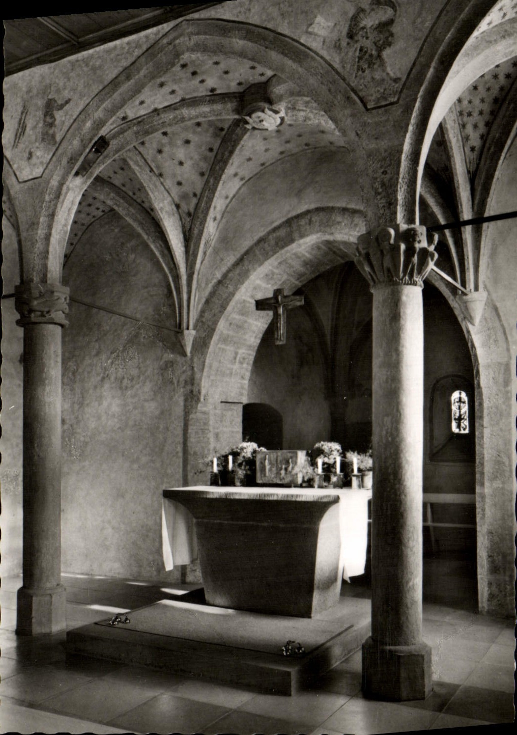 VINTAGE POSTCARD Kirche St Michael Aut Dem Michaelsberg EIB Cleefronn Kr Heilbronn