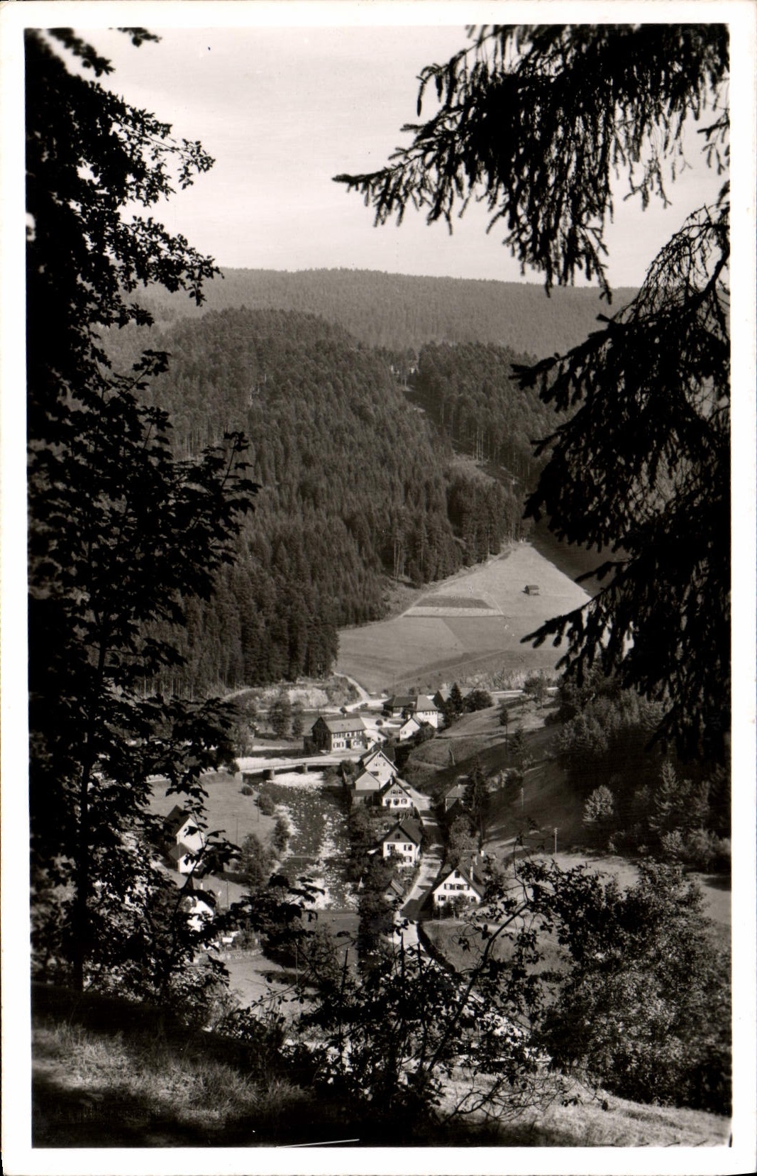 VINTAGE POSTCARD Kneipp Und Luftjutorf Schonmunzach Im Murgtal