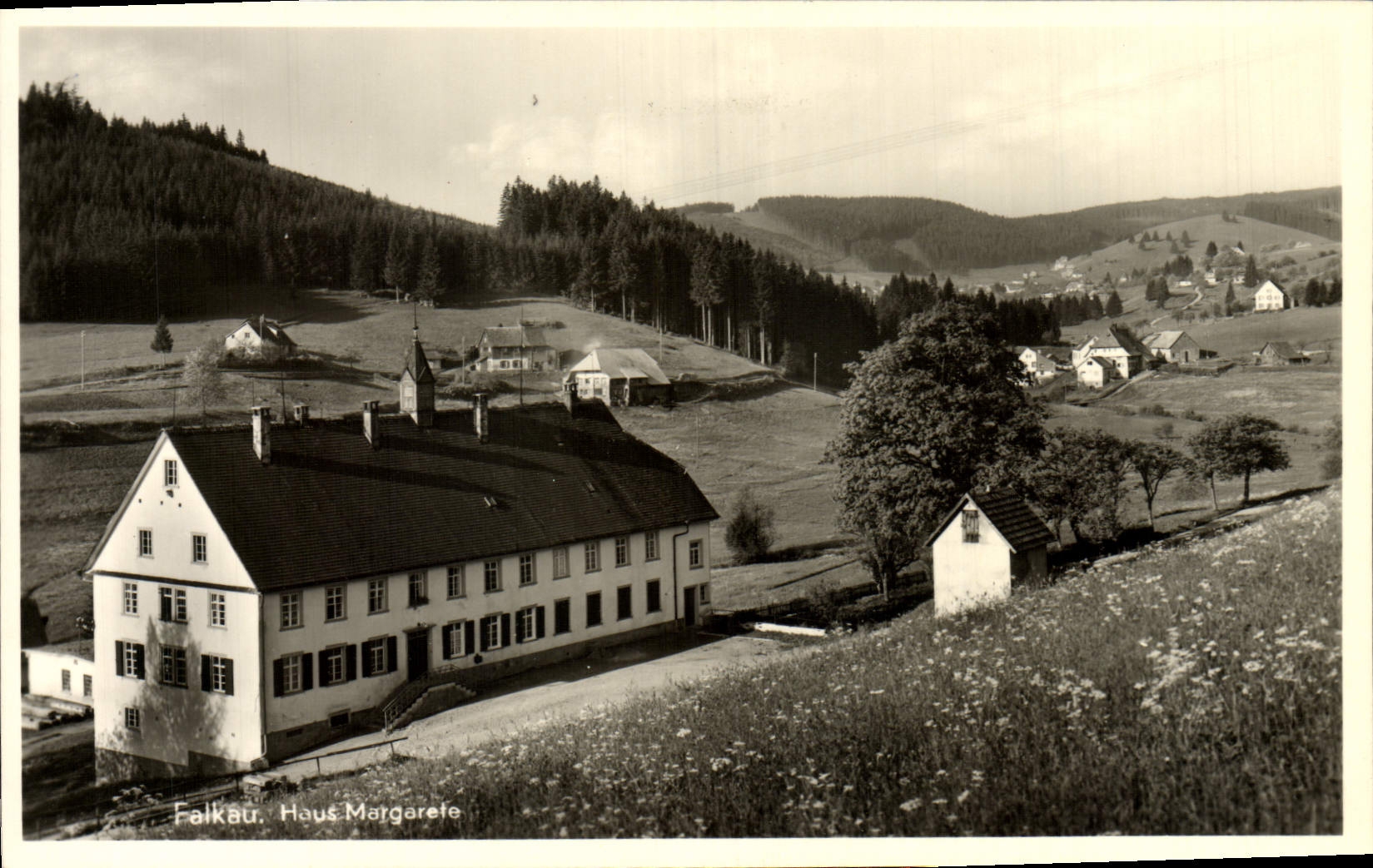 VINTAGE POSTCARD Falkau Haus Margarete