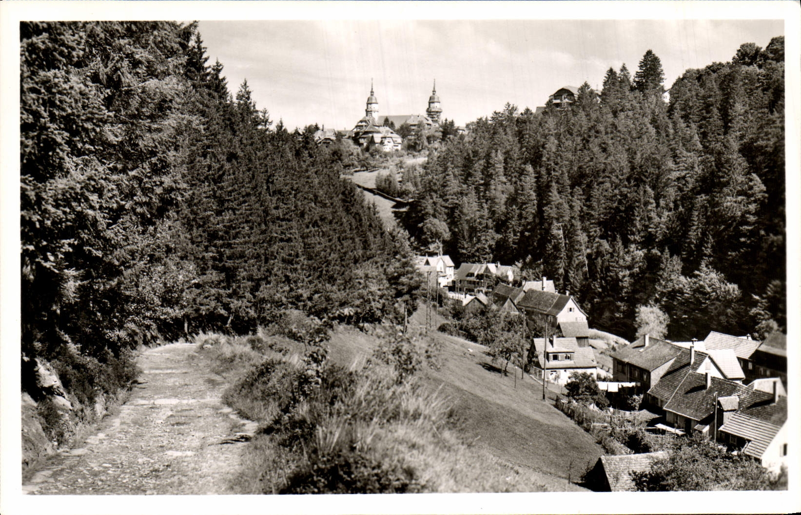 VINTAGE POSTCARD Freudenstadt Im Schwarzwald Hohenluftkurort