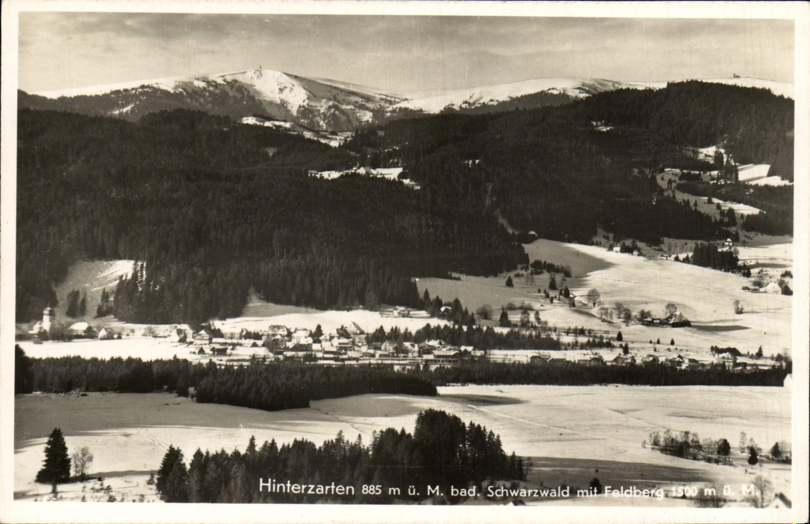 CPM Hinterzarten M Bad Schwarzwald Mit Feldberg