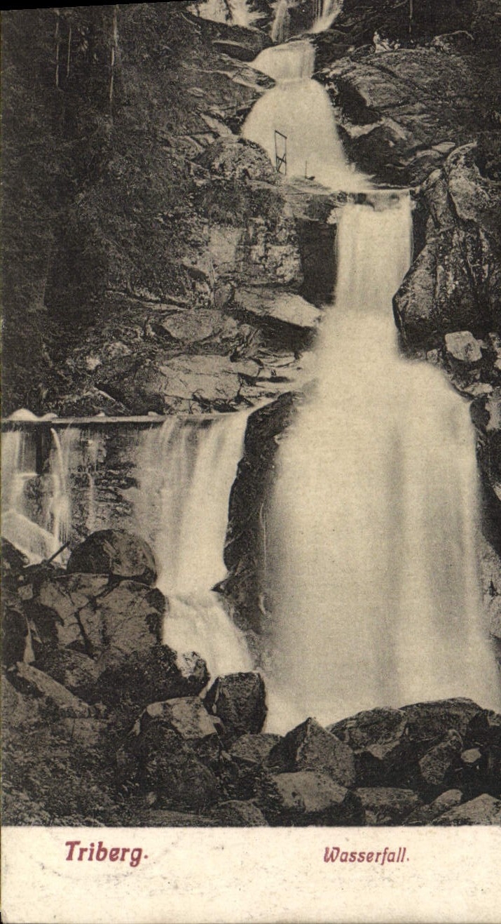 CPA Triberg Wasserfall