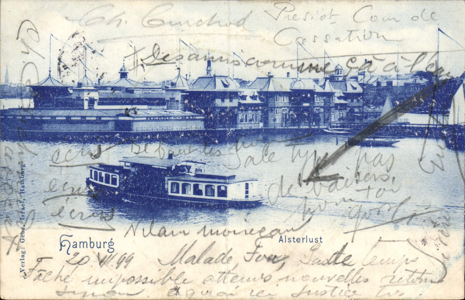 CPA Hamburg Alsterlust Bateau