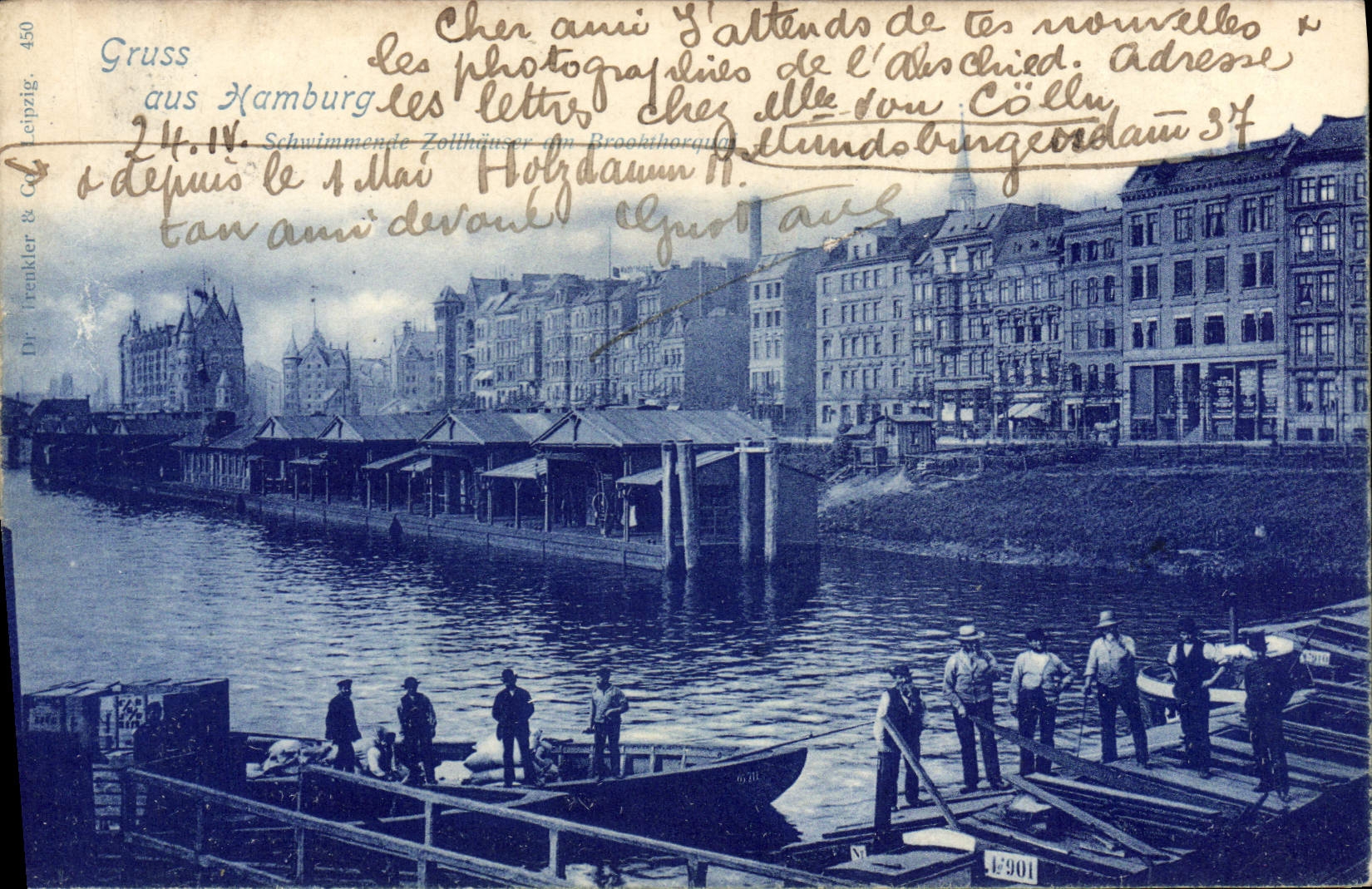 CPA Gruss Aus Hamburg
