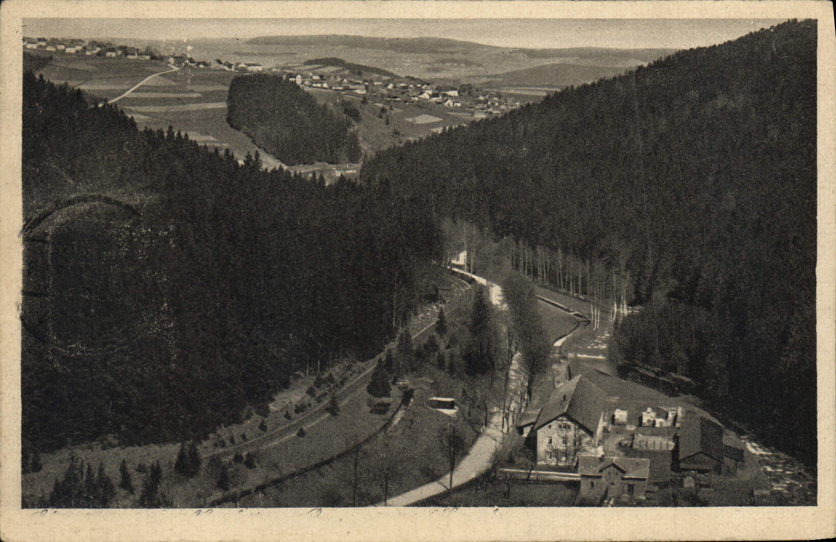 VINTAGE POSTCARD Schwarzenberg I Its