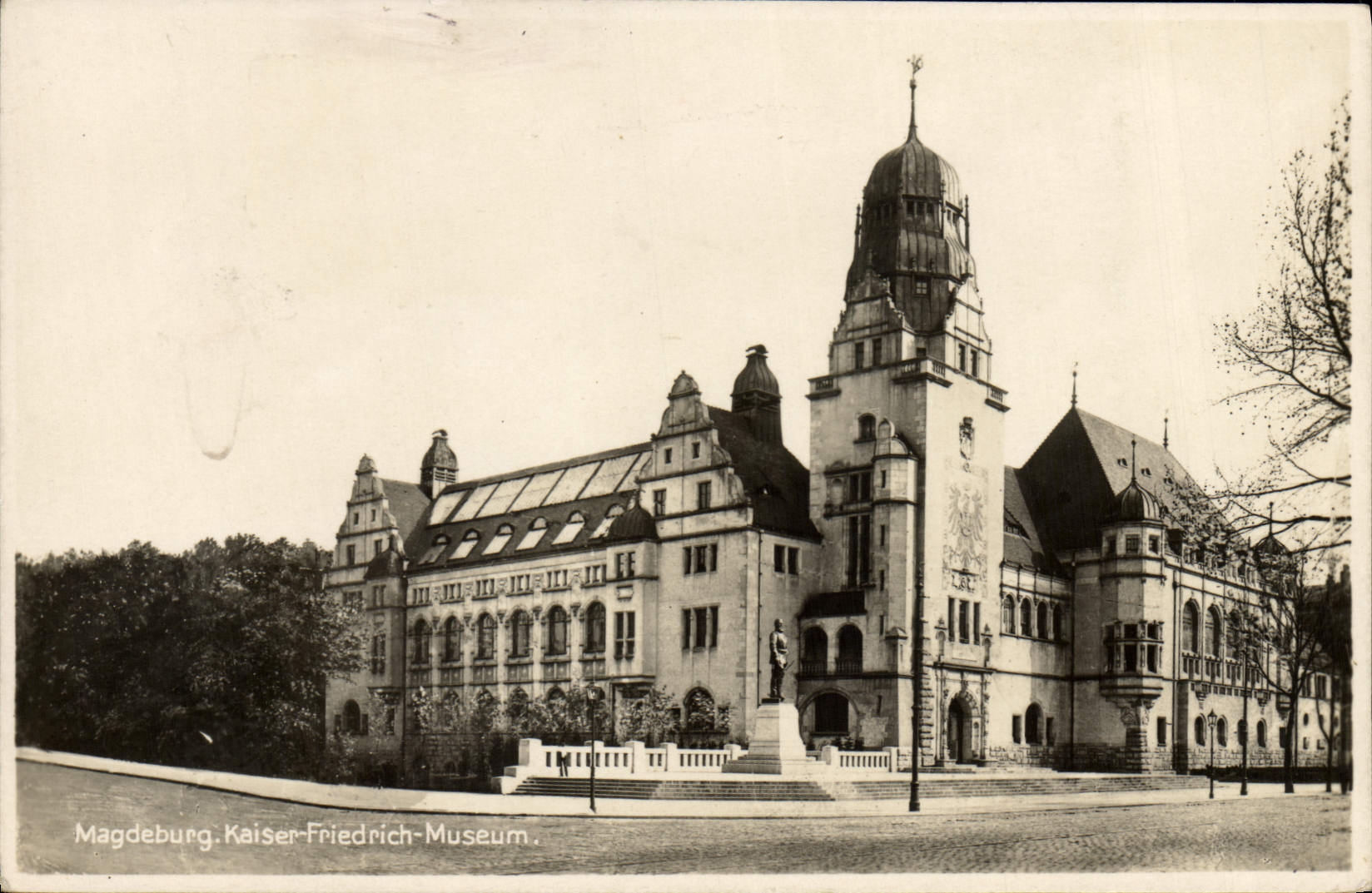 CPA Magdeburg Kaiser Friedrich Museum