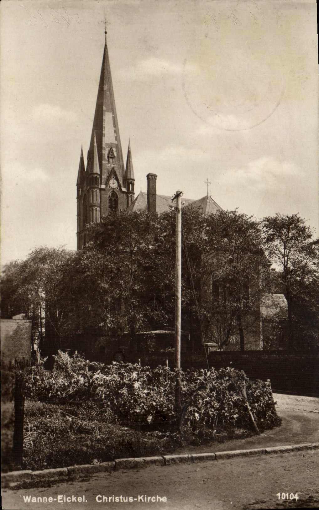 CPA Wanne Eickel Christus Kirche