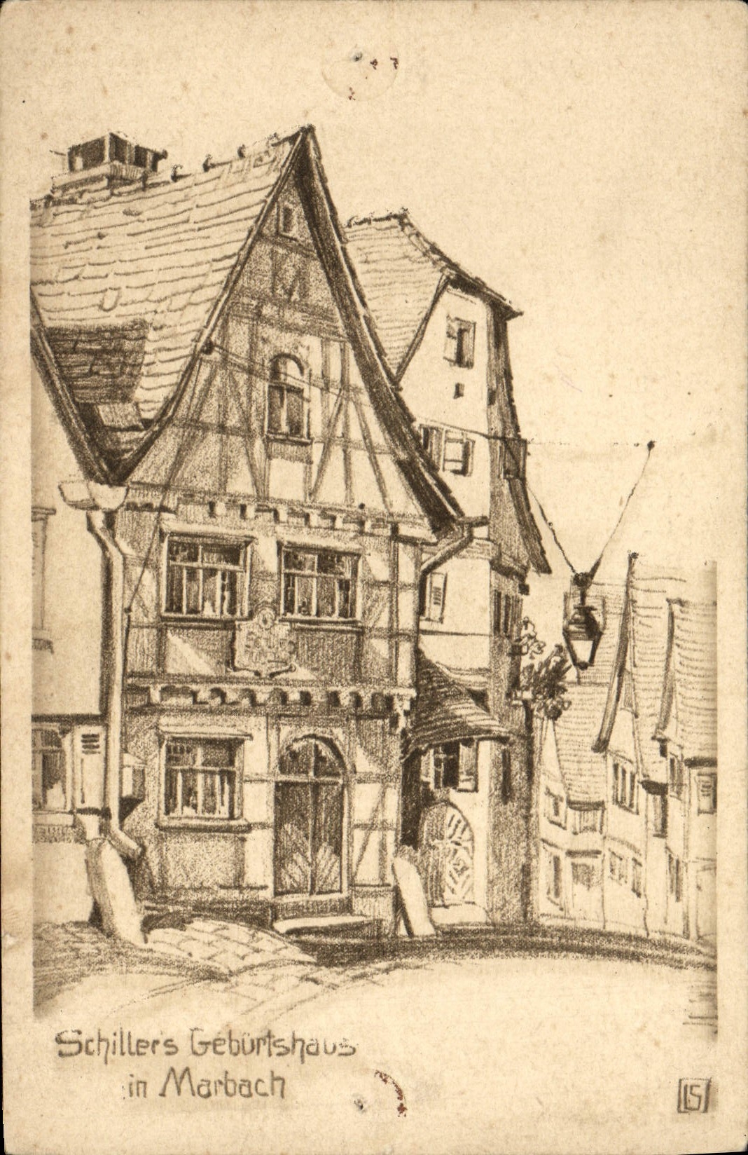 CPA Schillers Geburtshaus In Marbach