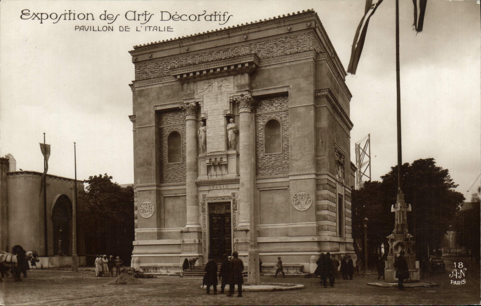 CPA Exposition Des Arts Decoratif Pavillon De L'Italie