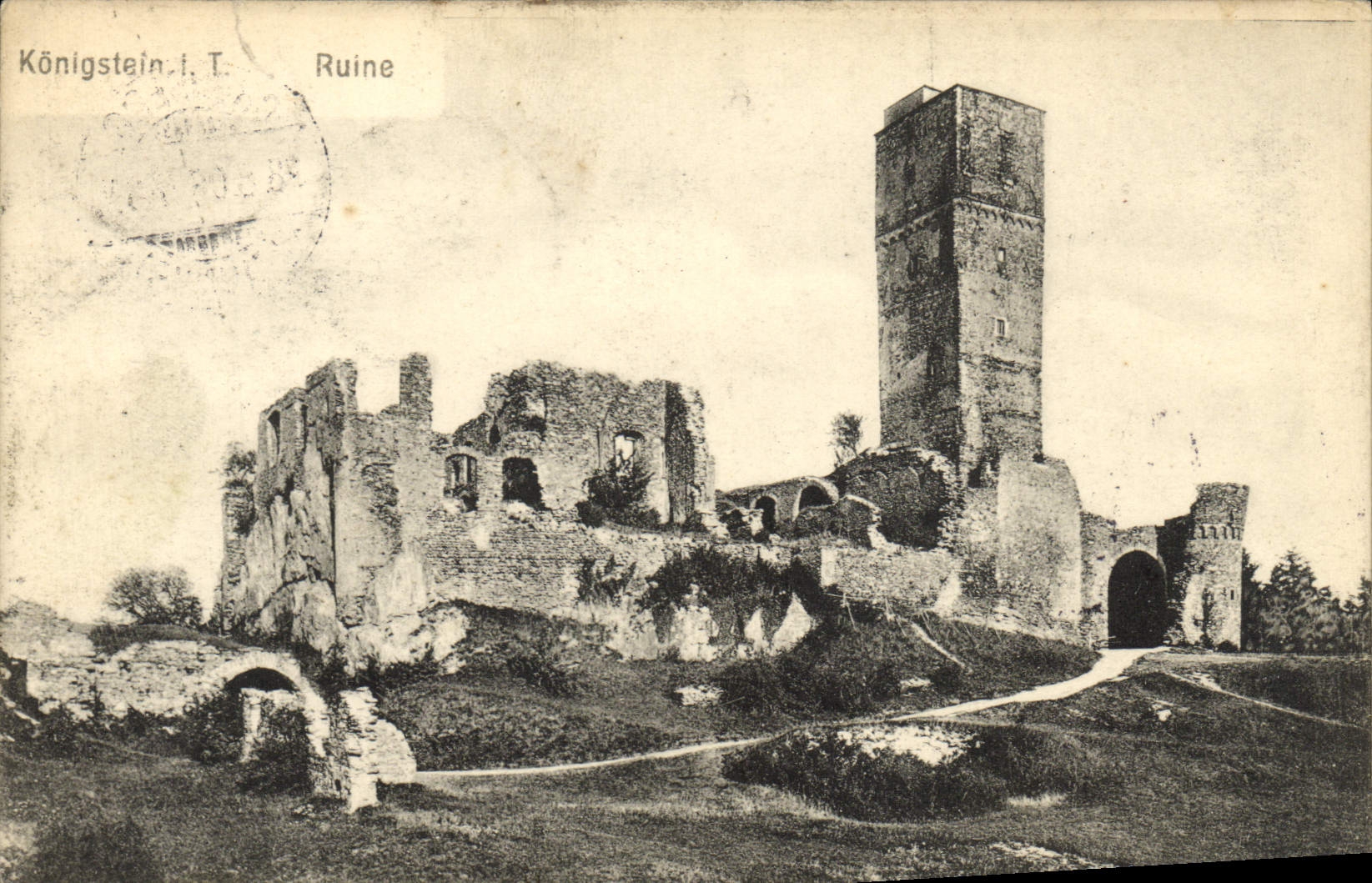 CPA Konigstein F T Ruine