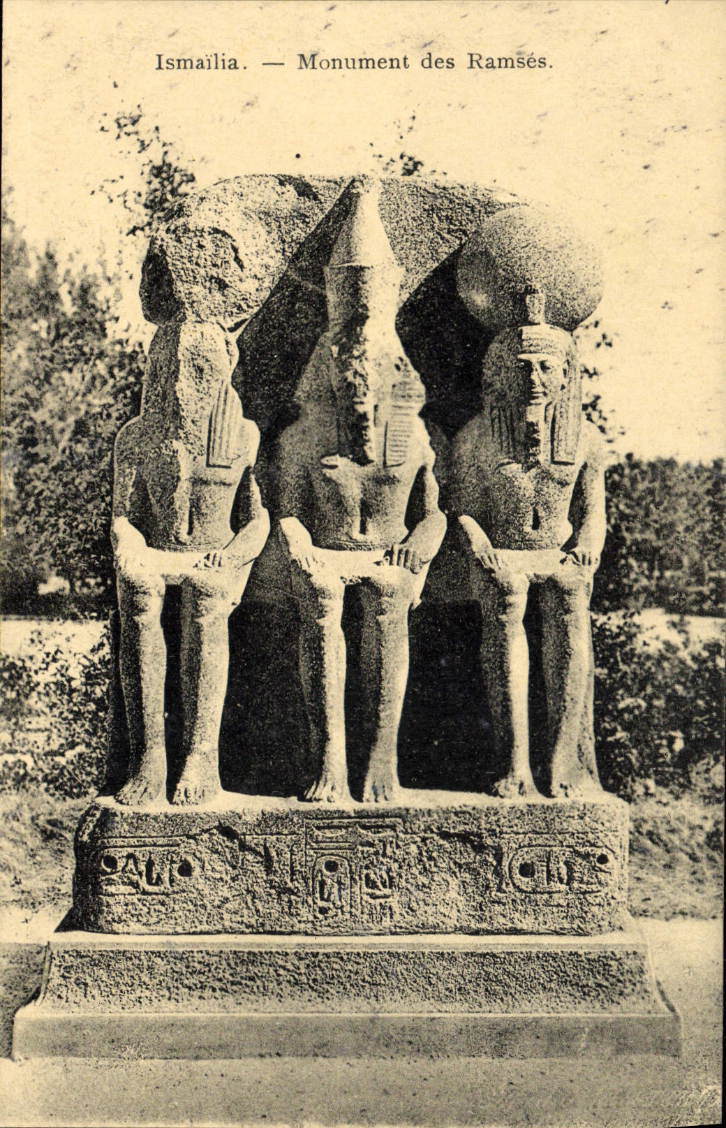 CPA Ismailia Monument Des Ramses Egypte