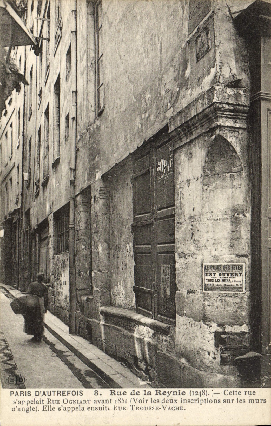 CPA Paris d'Autrefois Rue De La Reynie Cette Rue Ogniart
