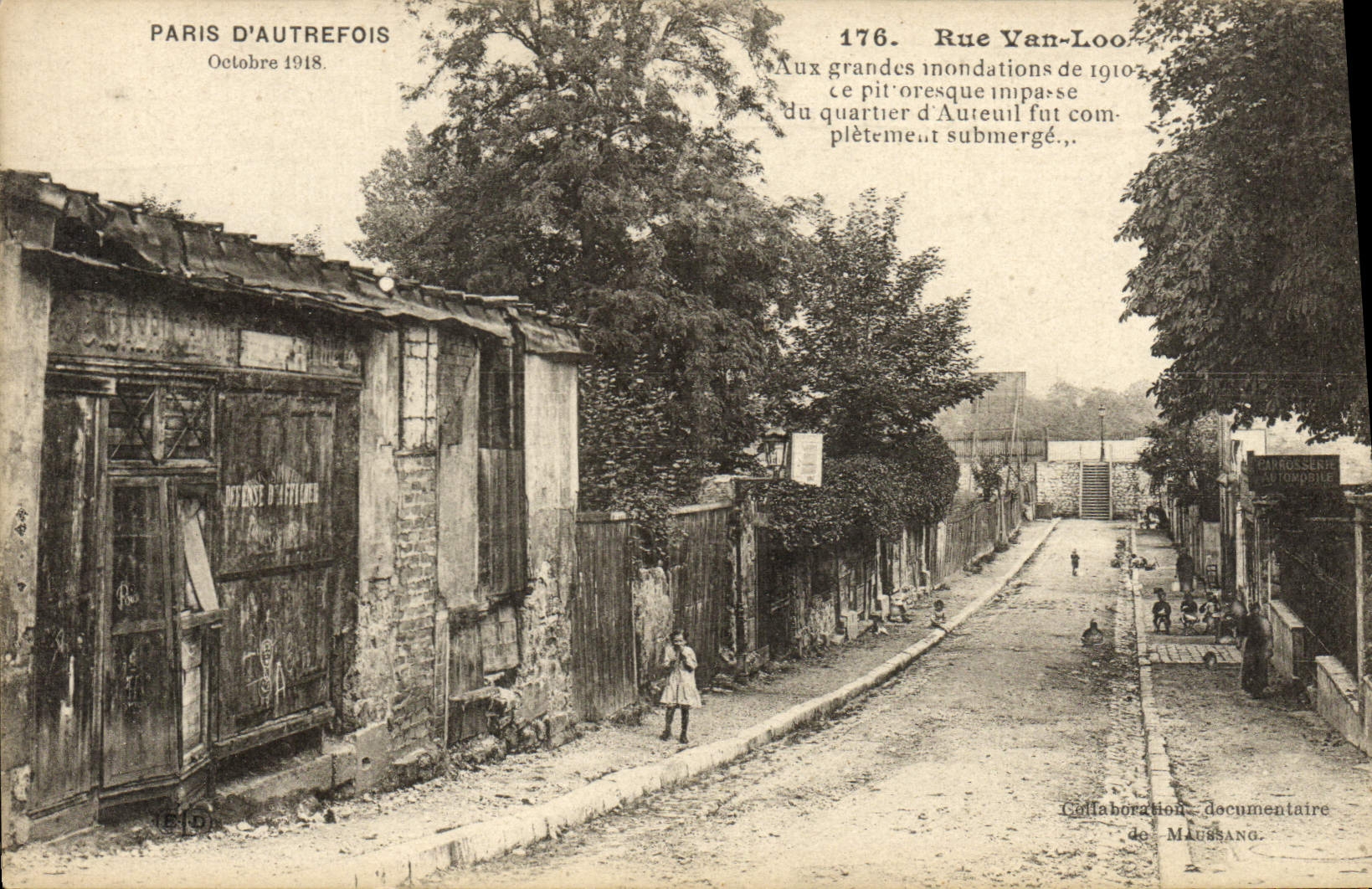CPA Paris D'Autrefois Rue Van Loo