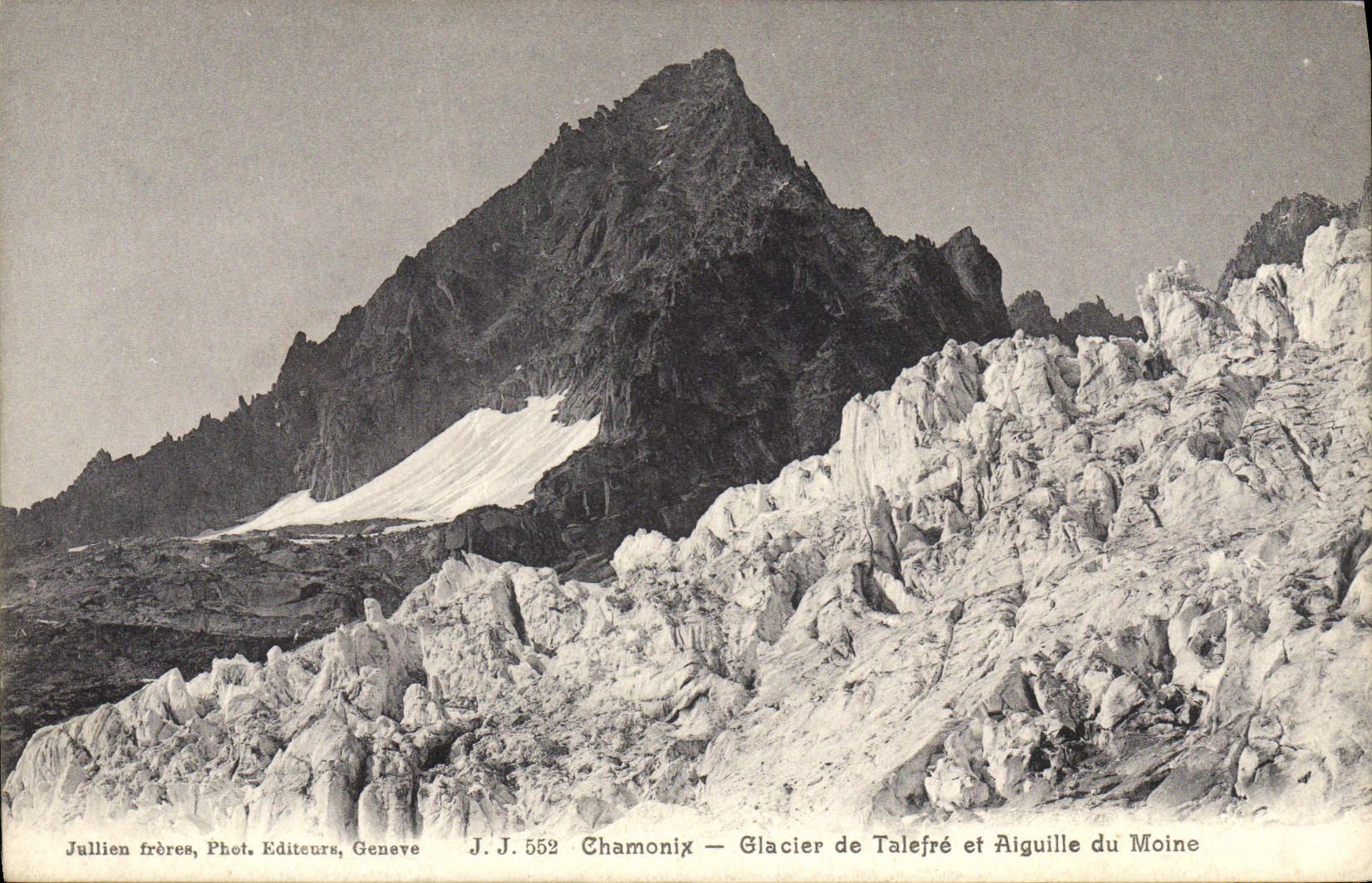 CPA Chamoix Glacier de Talefre et Aiguille du moine