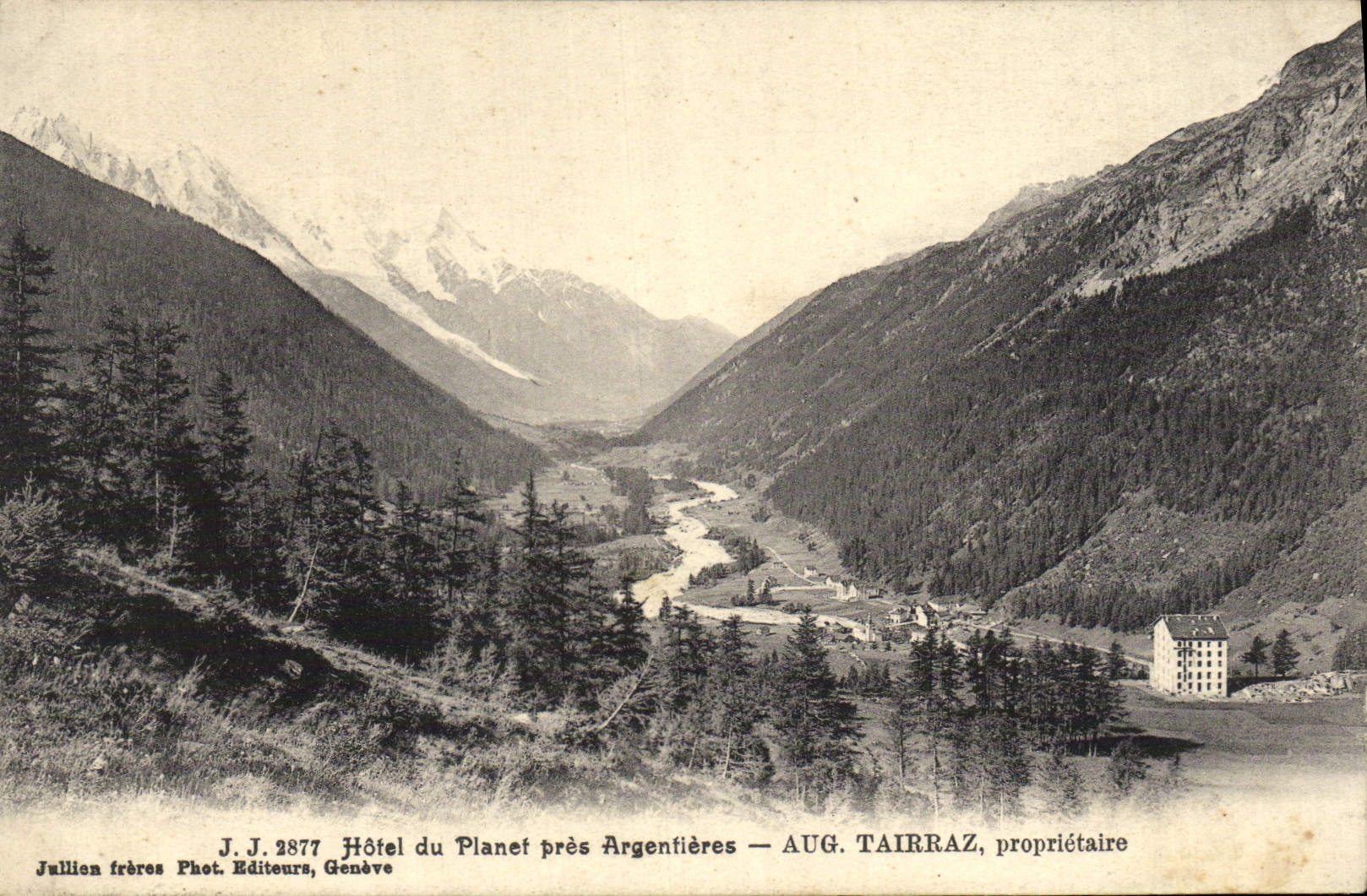 CPA Tairraz Hotel du Planet Pres Argentieres