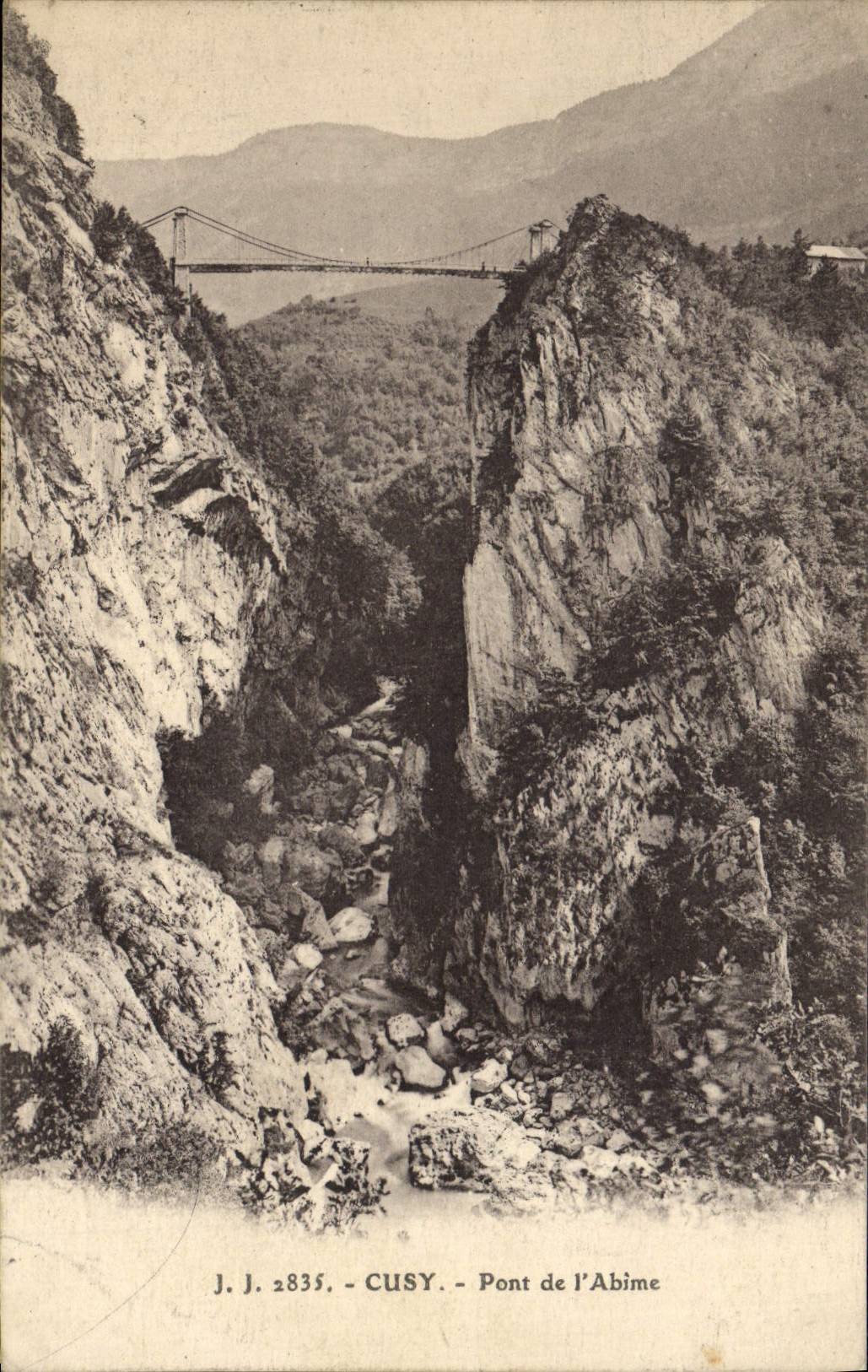 CPA Cusy Pont de L'Abime