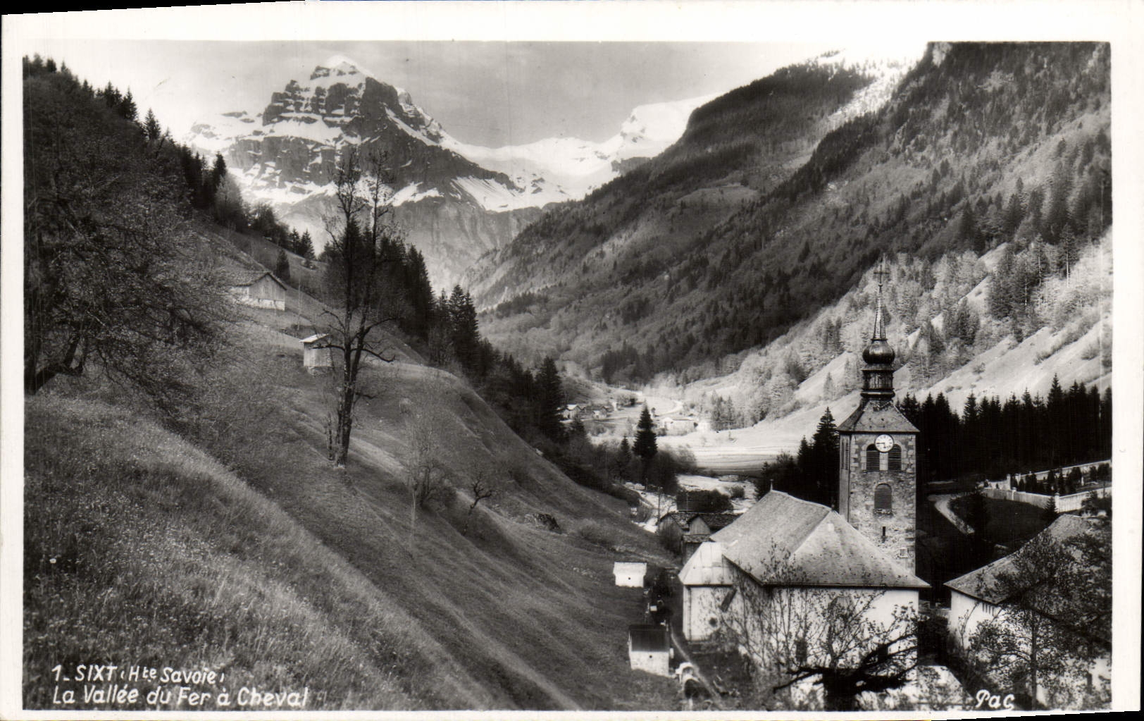 CPA Sixt La vallee du fer a cheval