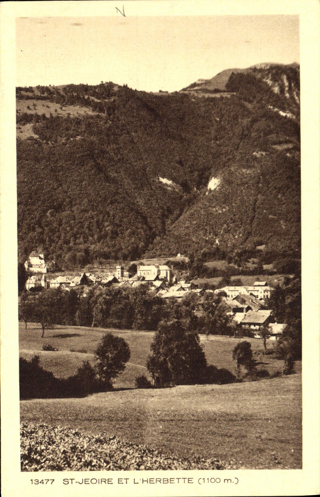 VINTAGE POSTCARD St Jeoire And Herbette