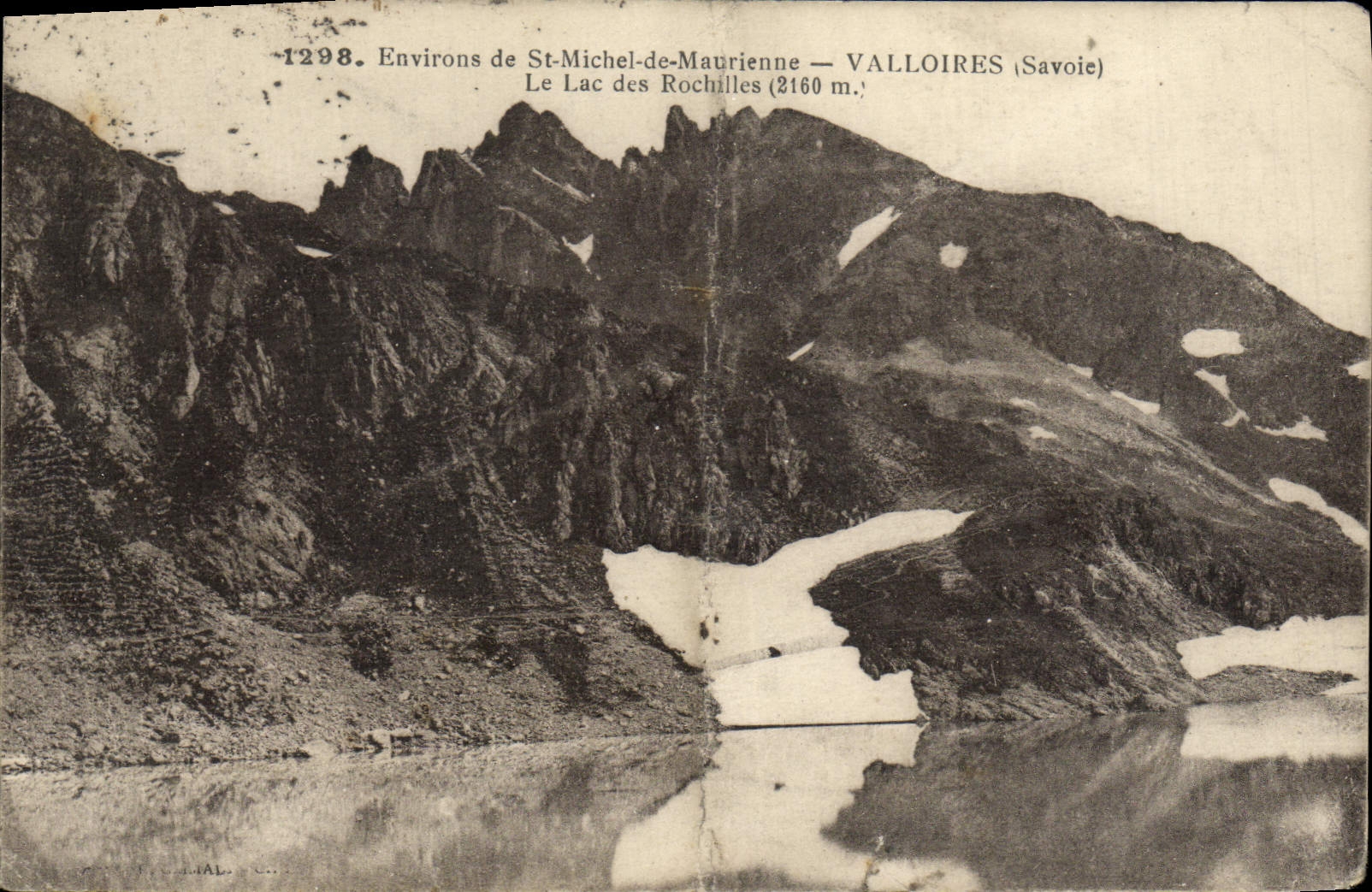 CPA Environs de St Michel de Maurienne Valloires Le lac des rochilles