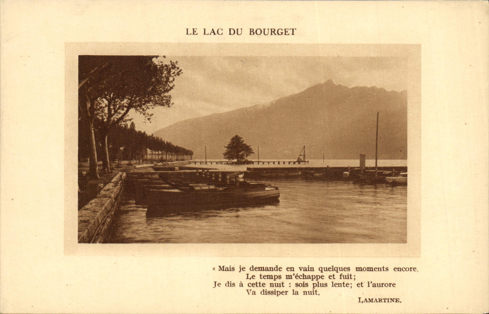 CPA Le Lac Du Bourget