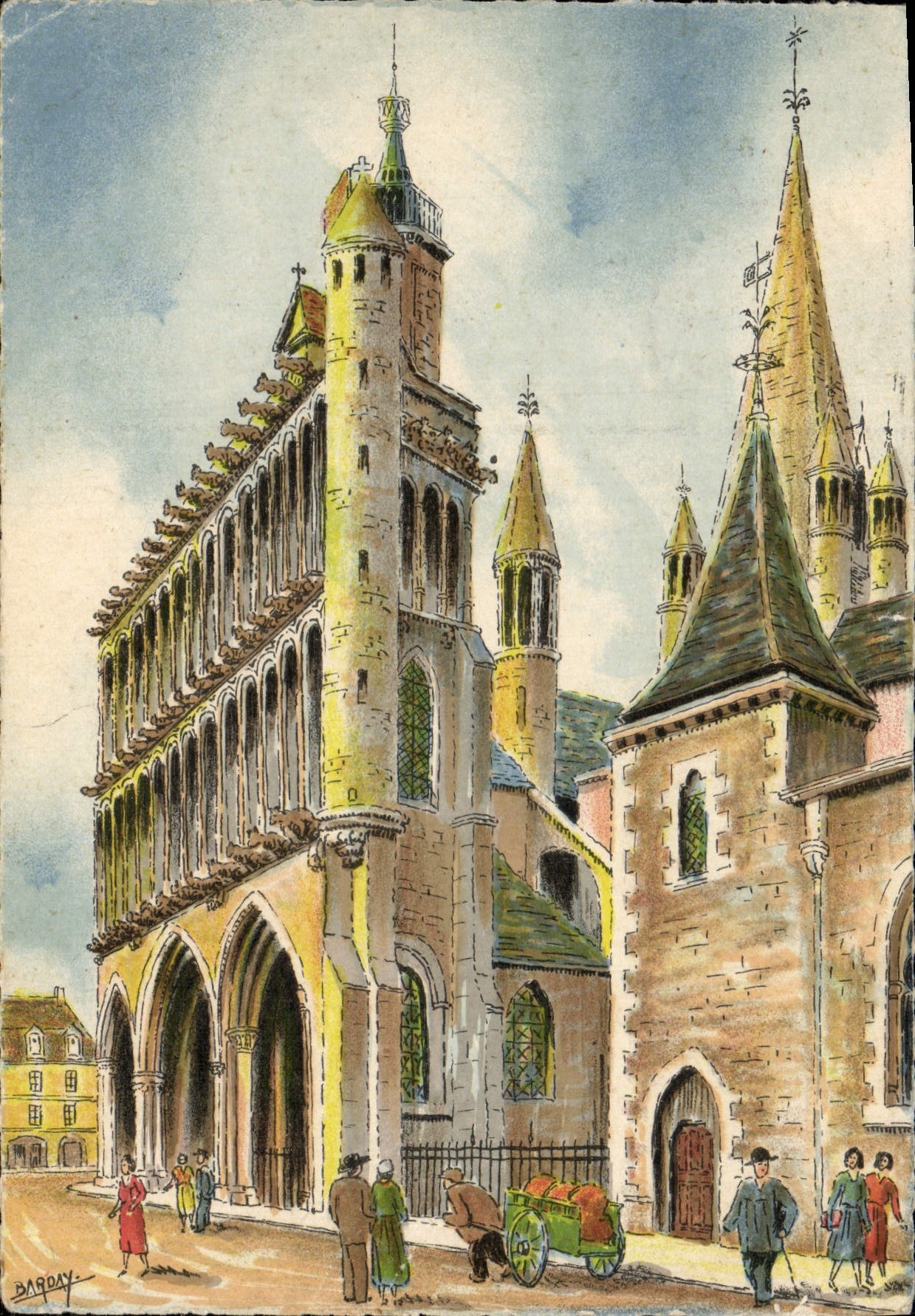 CPA Dijon L'Eglise Notre Dame