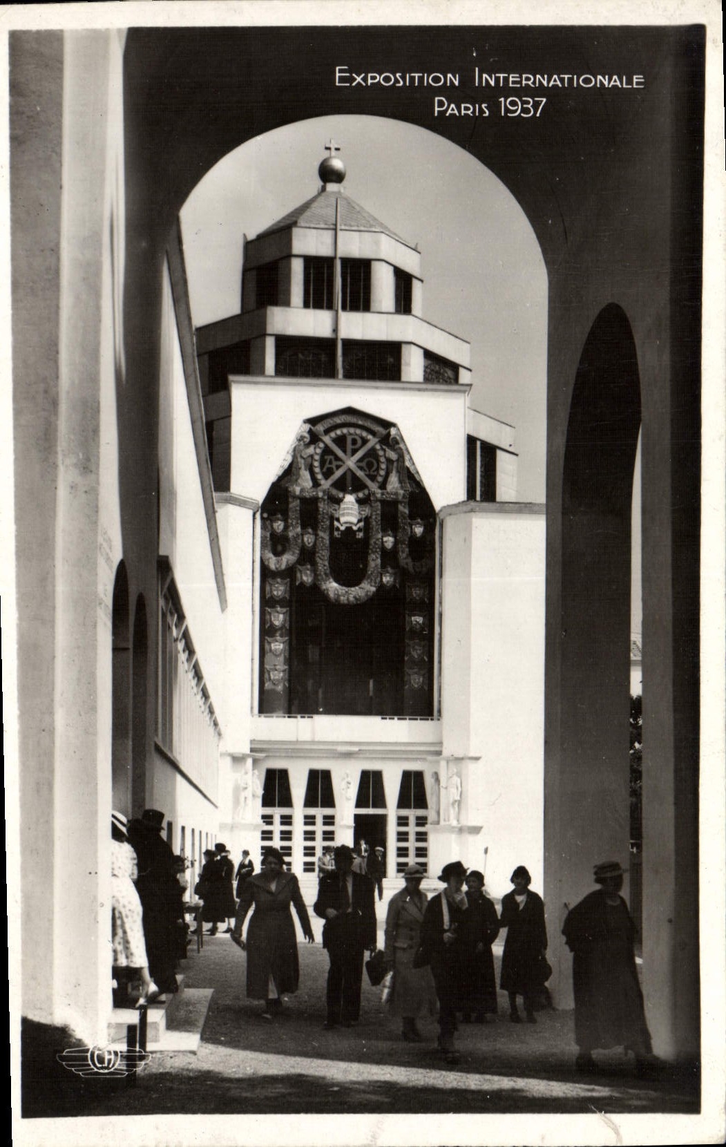 CPA Paris Exposition Internationale 1937 Pavillon catholique pontifical
