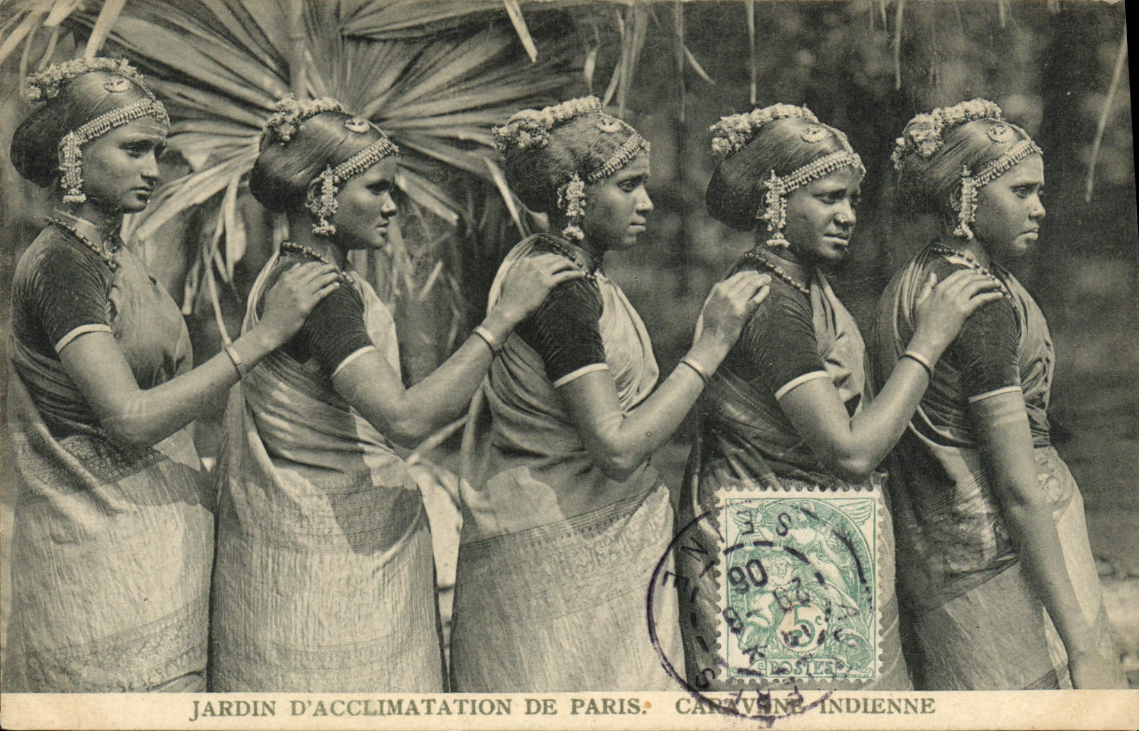 CPA Paris Jardin D'Acclimatation Caravane indienne