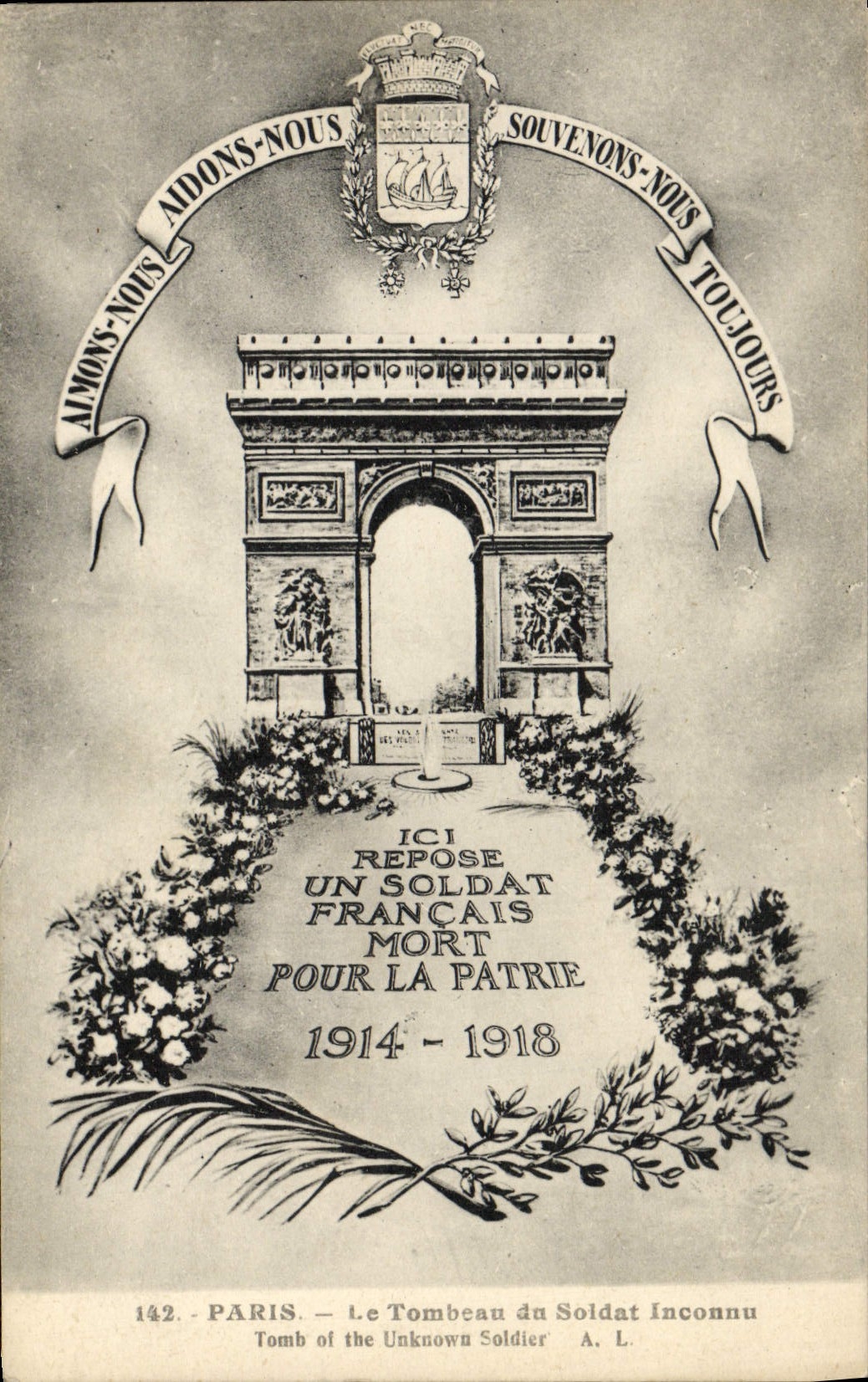 CPA Paris Le Tombeau du Soldat Inconnu