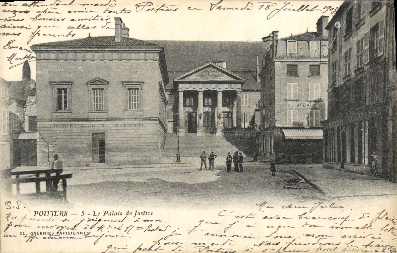 CPA Poitiers Palais de Justice