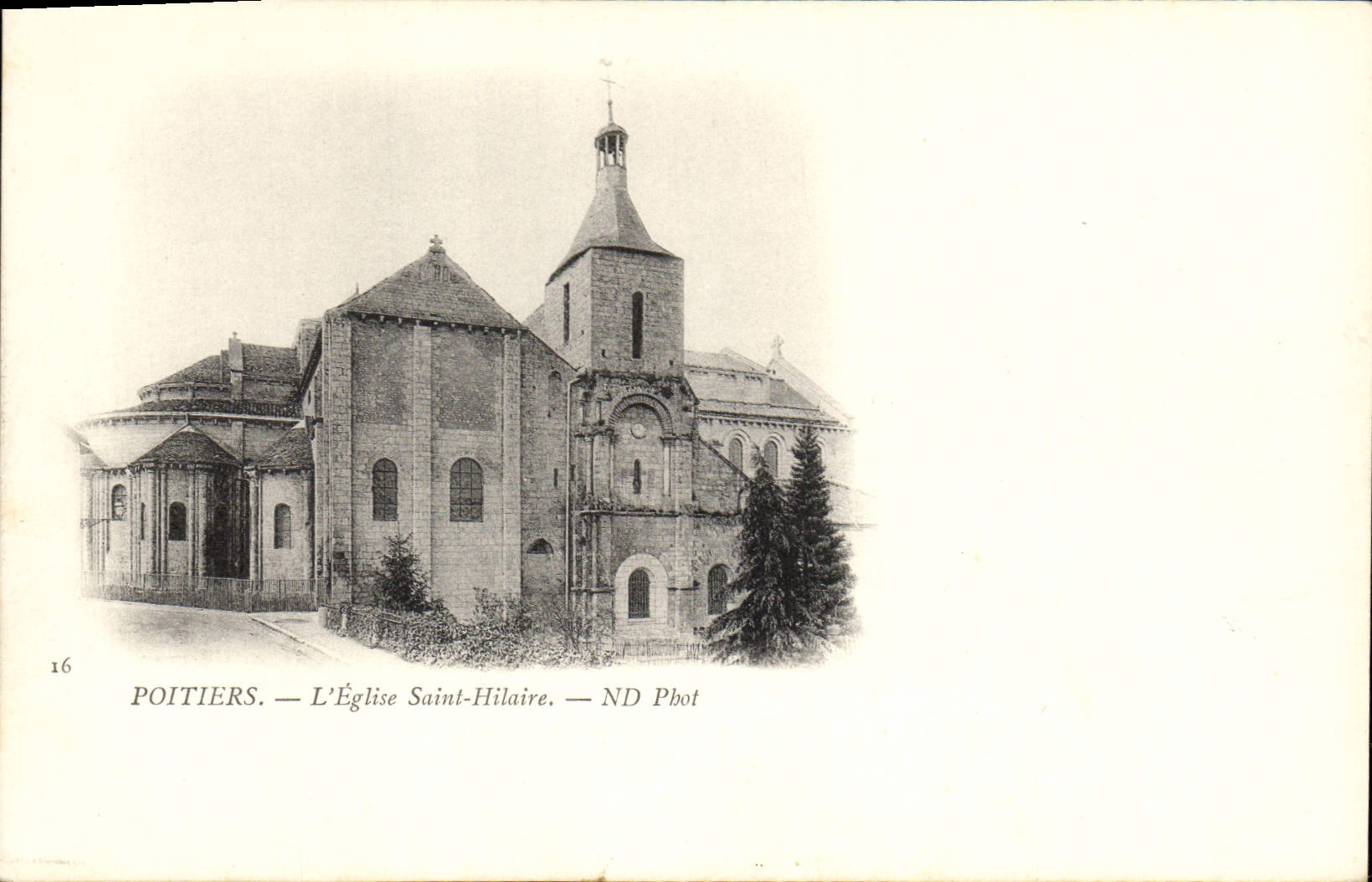 CPA Poitiers L'Eglise Saint Hilaire