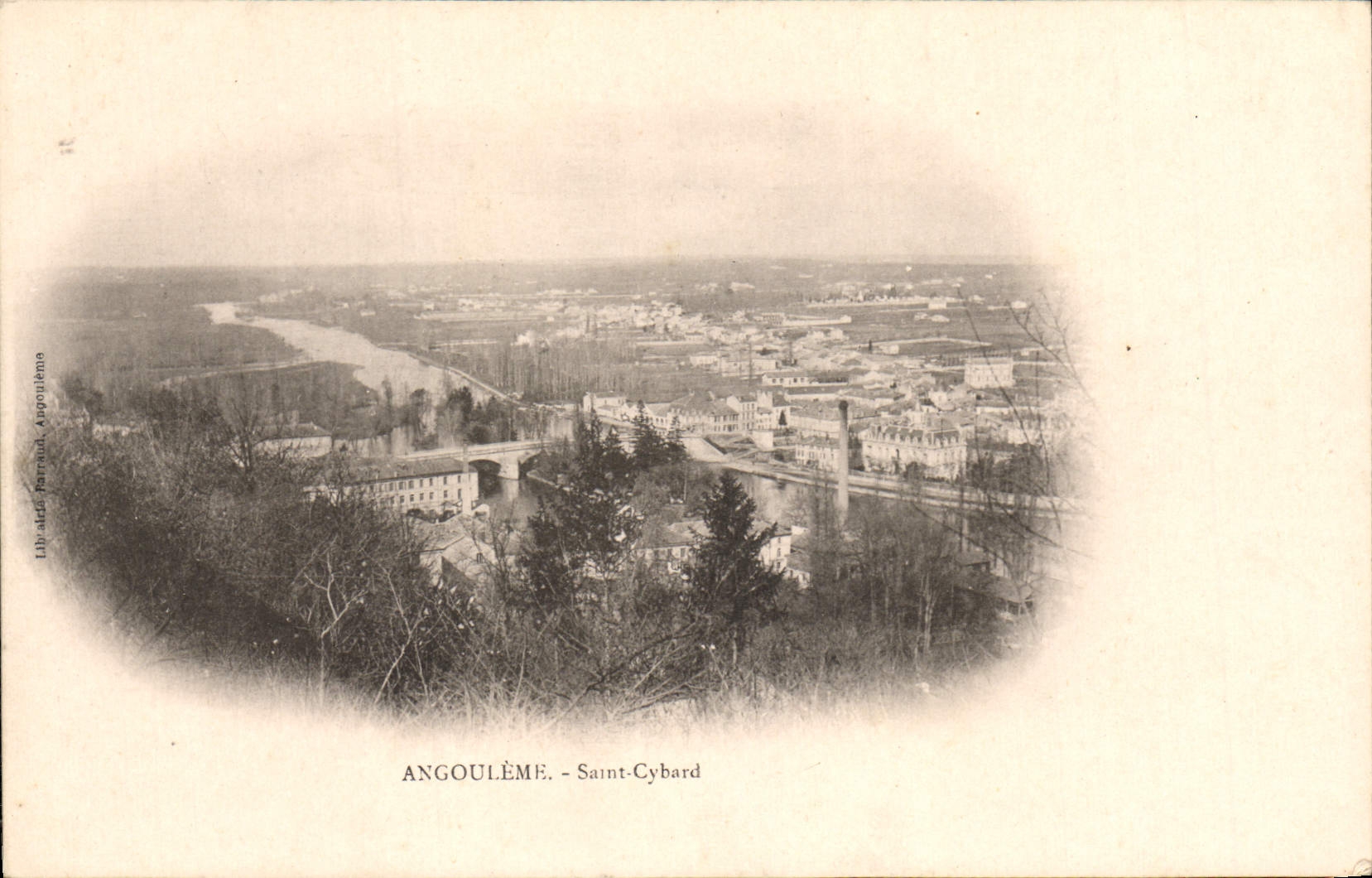 VINTAGE POSTCARD Angouleme Cybard Saint