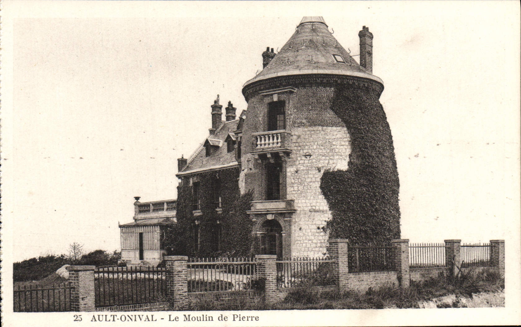 VINTAGE POSTCARD Ault Onival the Mill of Pierre